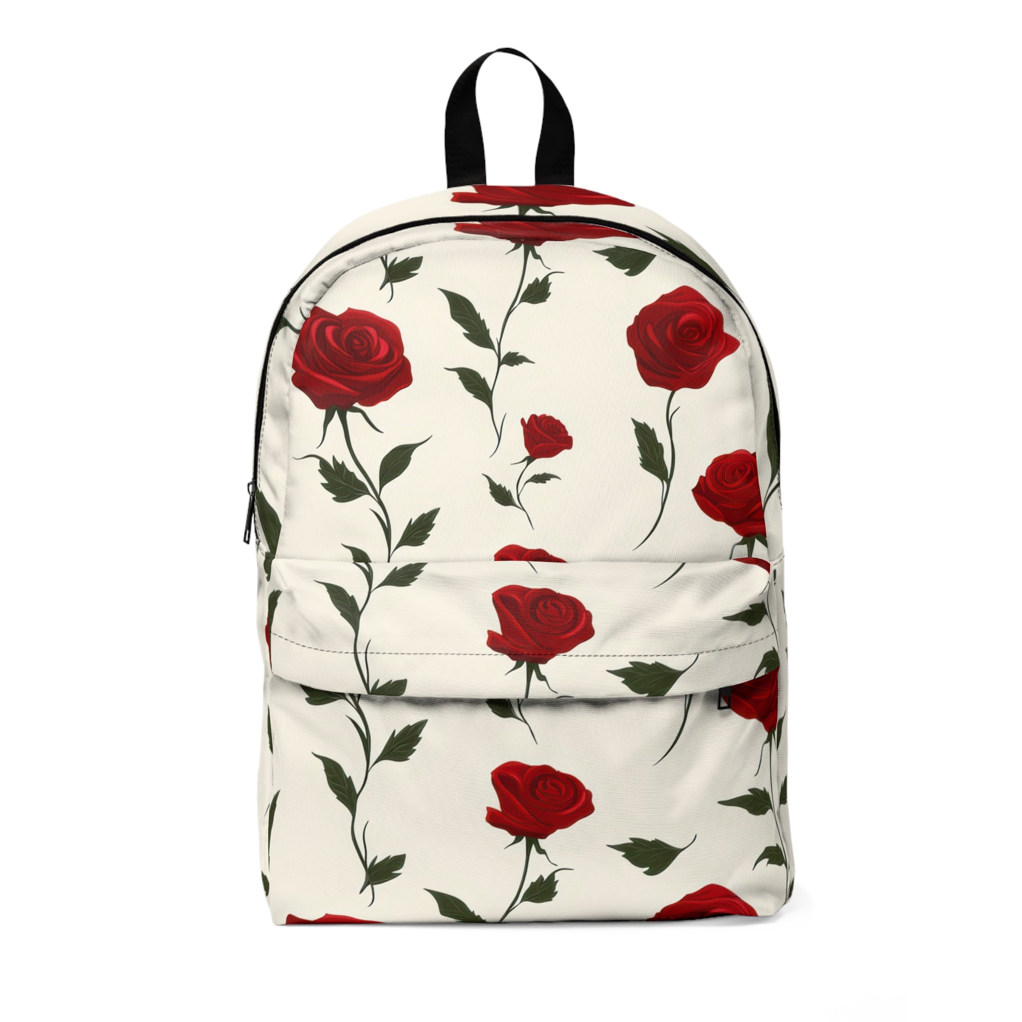 Red Roses Unisex Classic Backpack, Artsulli - Art is Long, Life is Short, Bags, Size, One size, , , , , 10504952940351