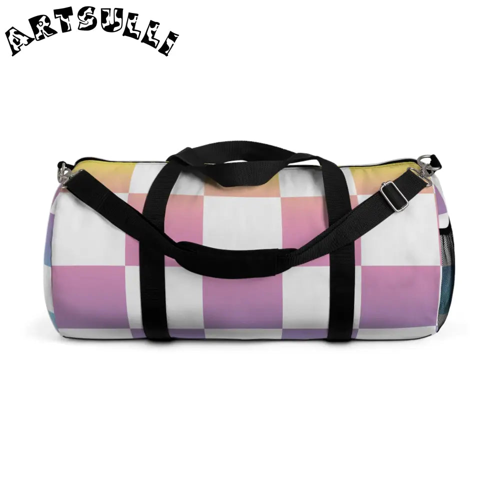 JAKKOUTTHEBXX Vaporwave Check II Duffel Bag JAKKOUTTHEBXX Artsulli