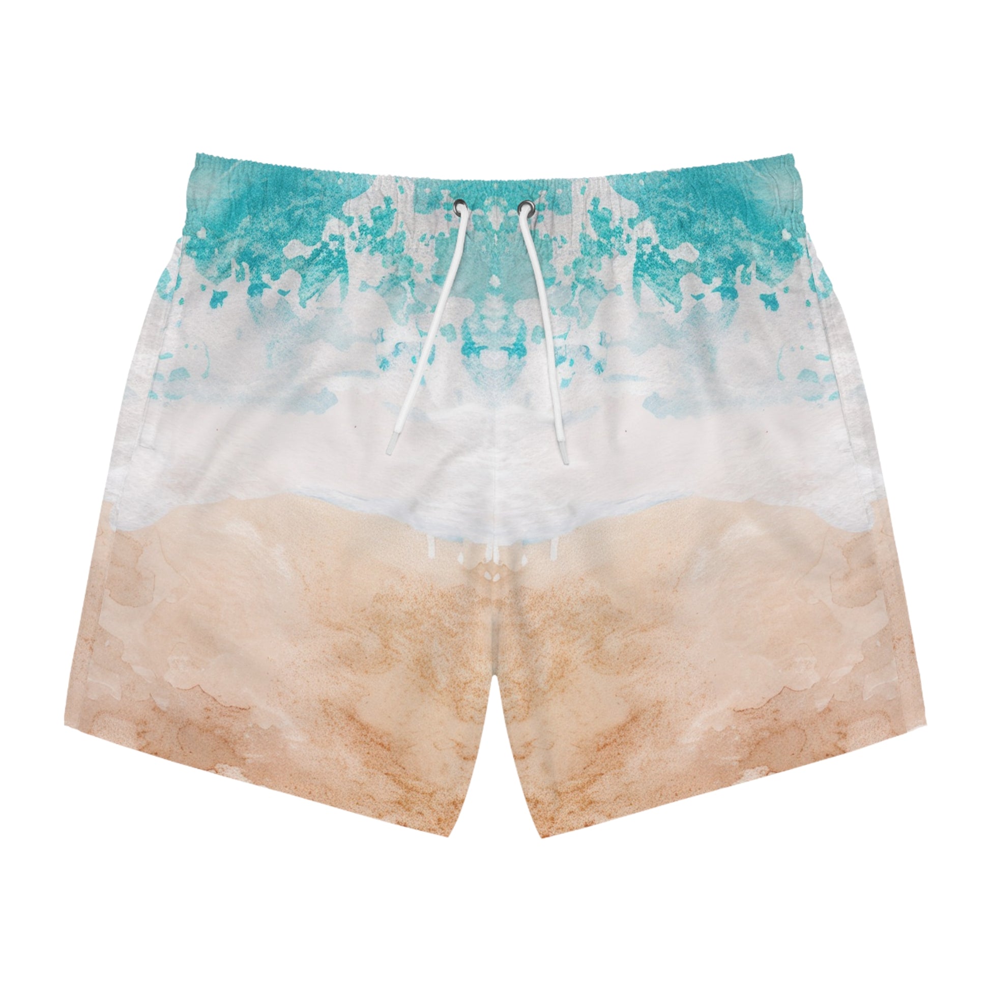 Seashore Swim Trunks (AOP), Artsulli - Art is Long, Life is Short, All Over Prints, Size, XS, Color, Seam thread color automatically matched to design, , , 10053908550722099050