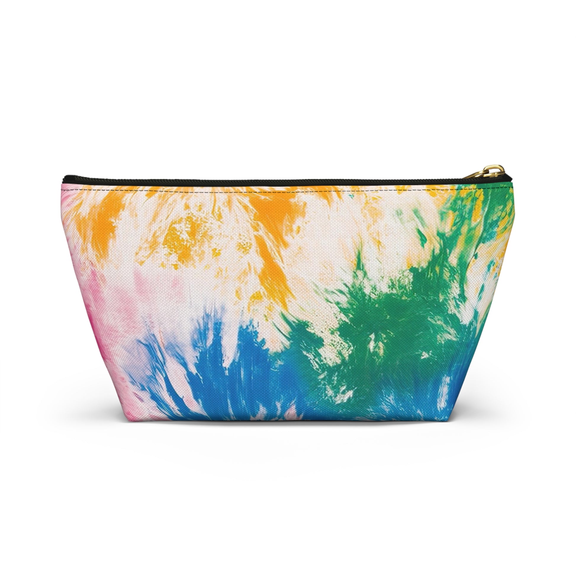 Tie Dye Splash II Accessory Pouch w T-bottom, Artsulli - Art is Long, Life is Short, Bags, , , , , , , 