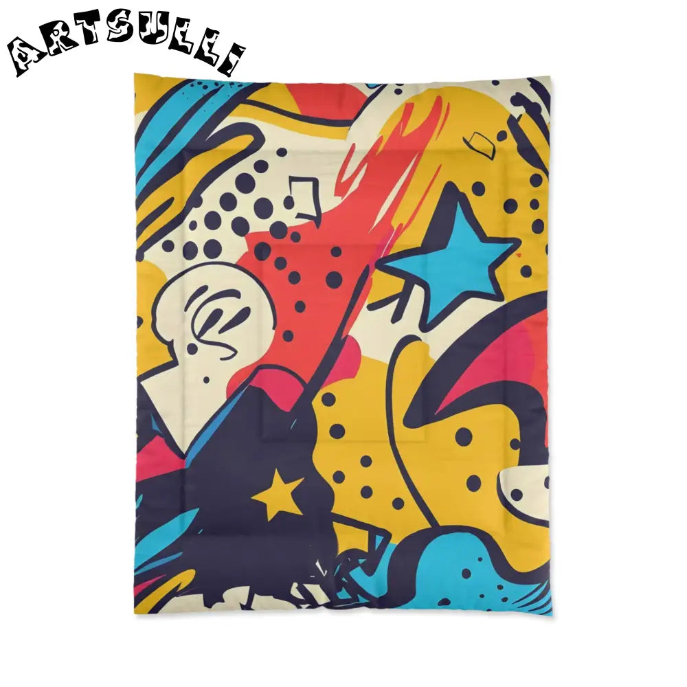 JAKKOUTTHEBXX Comic x Pop Art Comforter JAKKOUTTHEBXX Artsulli - Art