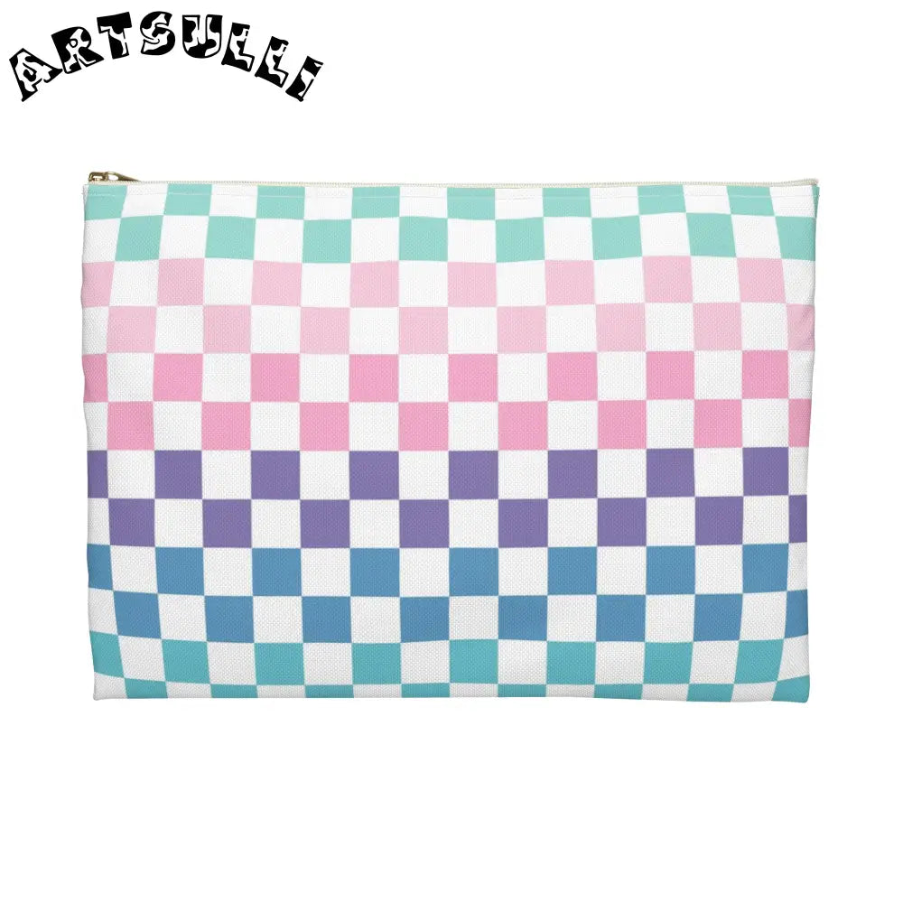 JAKKOUTTHEBXX Vaporwave Rainbow Checkerboard Multi-Color Accessory