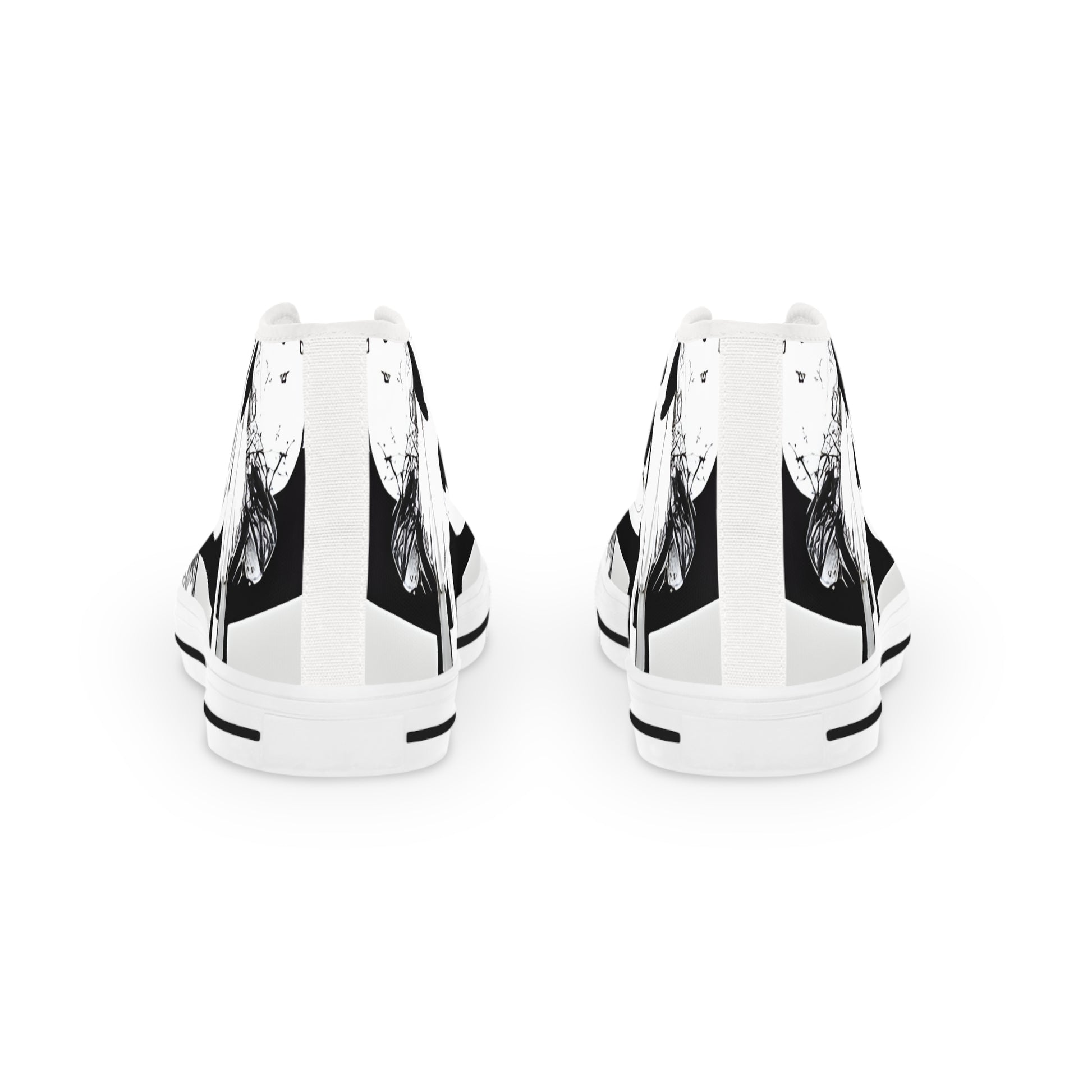 Cruellas Cattle Line Men's High Top Sneakers, Artsulli - Art is Long, Life is Short, Shoes, , , , , , , 