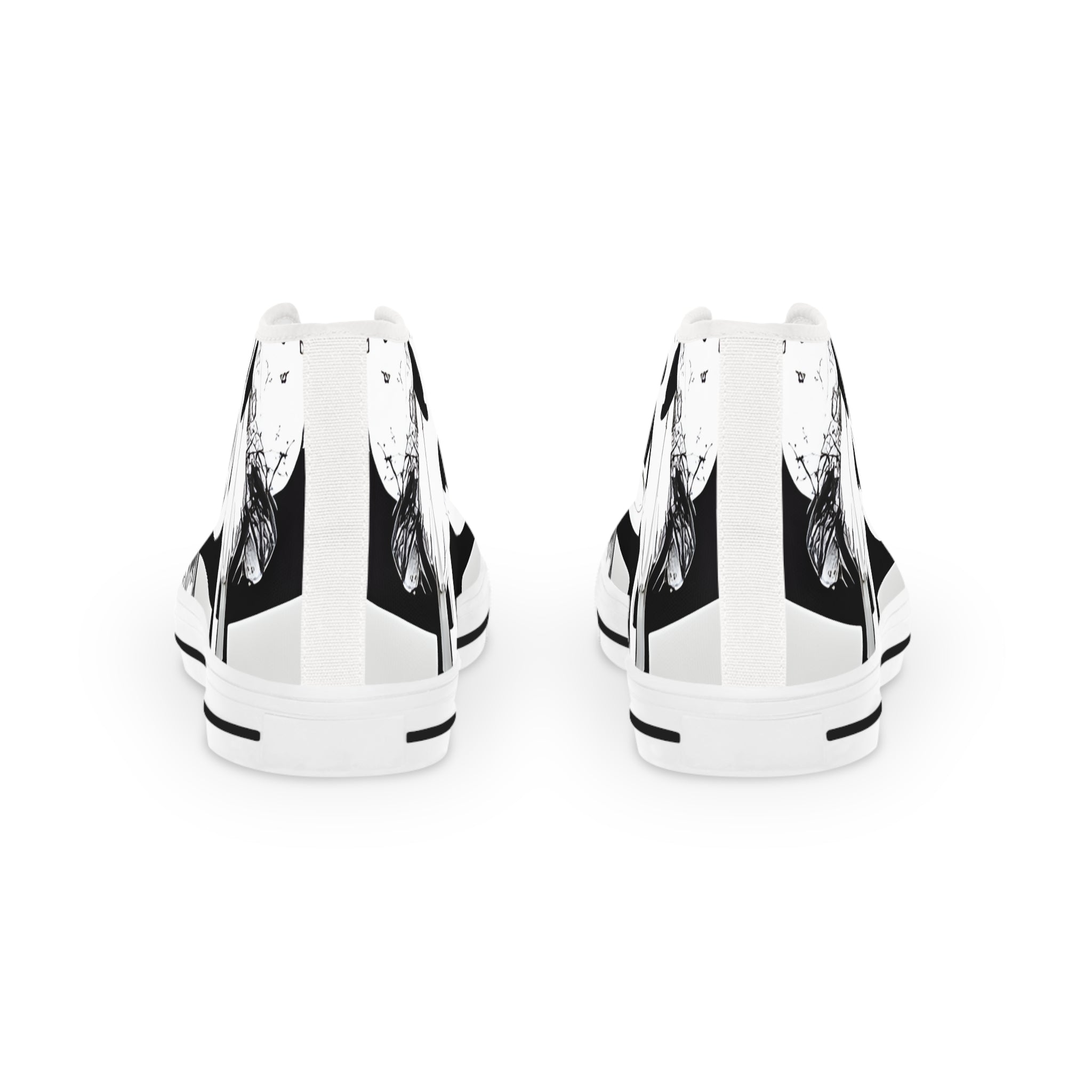 Cruellas Cattle Line Men's High Top Sneakers, Artsulli - Art is Long, Life is Short, Shoes, , , , , , , 