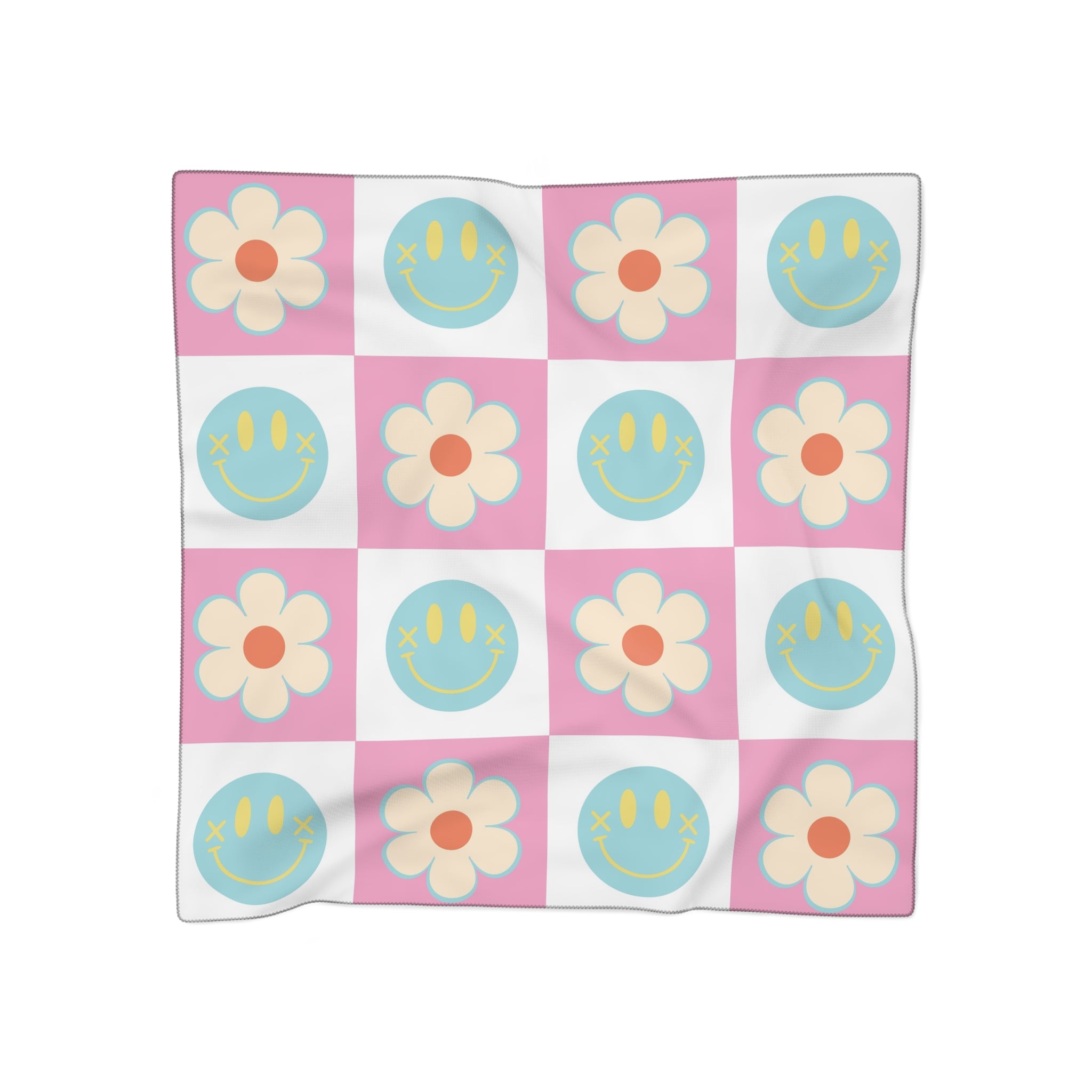 Madotsukis Grin Bloom II Poly Scarf, Artsulli - Art is Long, Life is Short, Accessories, Color, Poly chiffon, Size, 25" × 25", , , 31366833961242433703