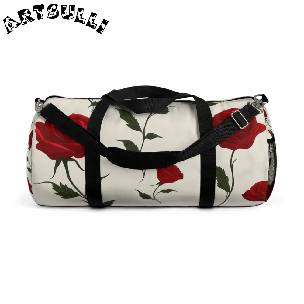 JAKKOUTTHEBXX Red Roses Duffel Bag JAKKOUTTHEBXX Artsulli - Art