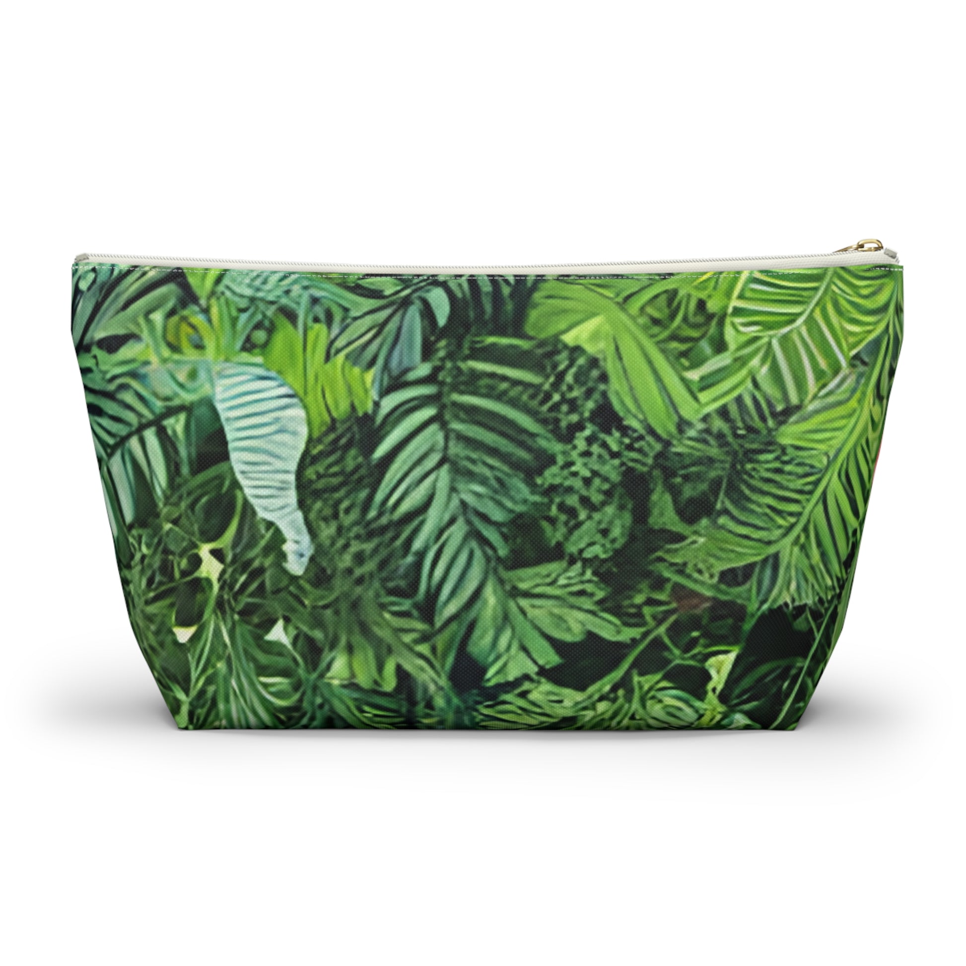 Jungle Zebra Art Accessory Pouch w T-bottom, Artsulli - Art is Long, Life is Short, Bags, , , , , , , 