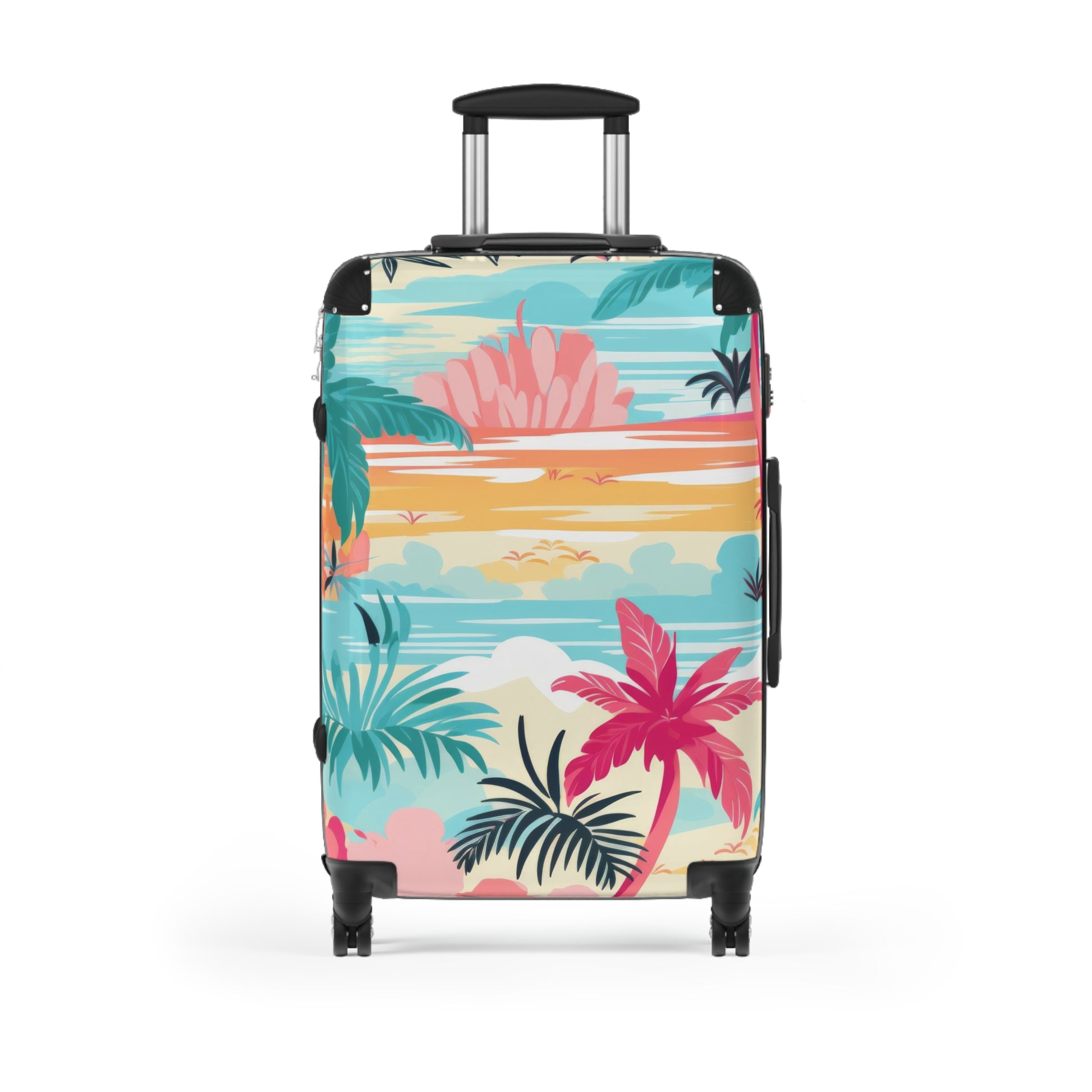 Afshar Island Dream Suitcase, Artsulli - Art is Long, Life is Short, Bags, Size, Medium, Color, Black, , , 12858764648227365189
