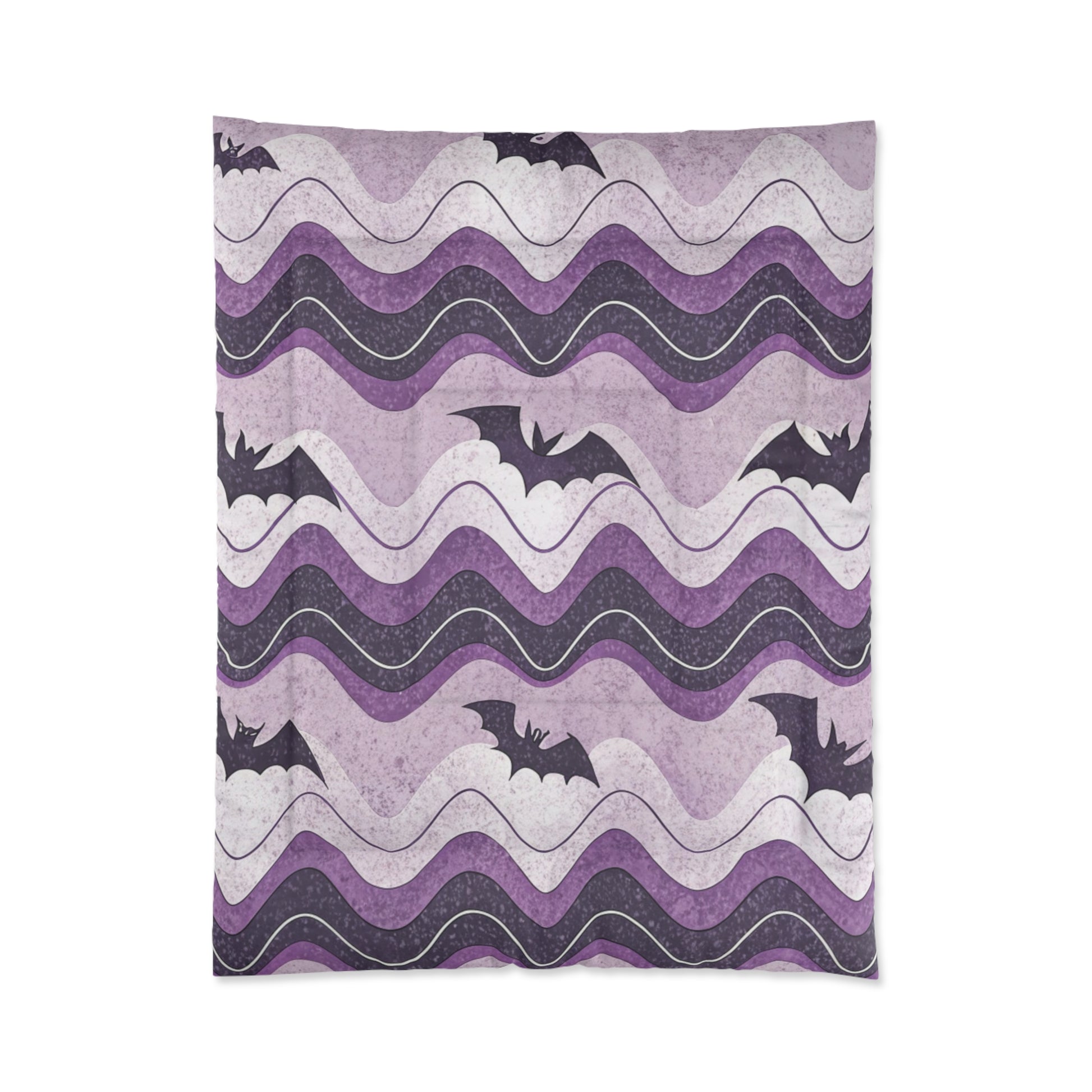 Bat Wave Comforter, Artsulli - Art is Long, Life is Short, Home Decor, Size, 68" × 88", , , , , 27971018606976