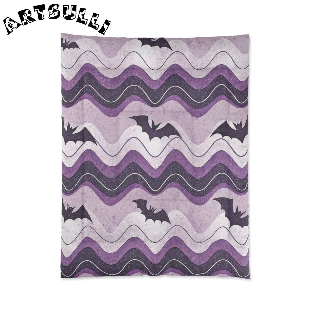 JAKKOUTTHEBXX Bat Wave Comforter JAKKOUTTHEBXX Artsulli - Art