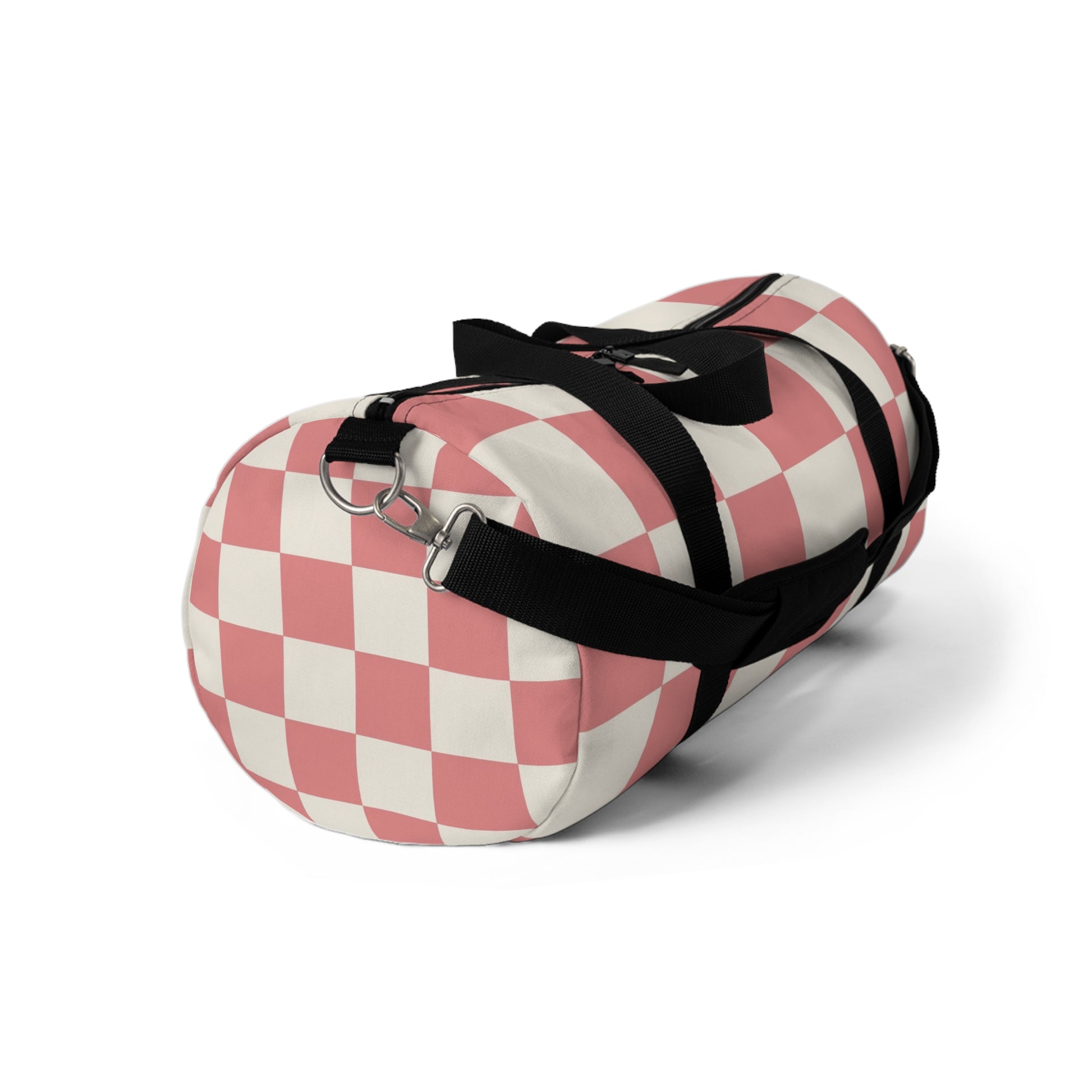 Retro Checkered Grassland Sprites Duffel Bag, Artsulli - Art is Long, Life is Short, Bags, , , , , , , 
