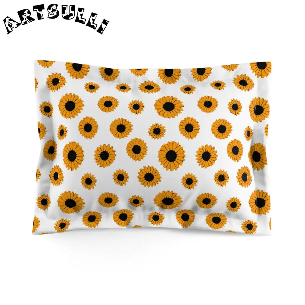 JAKKOUTTHEBXX Sunflowers Microfiber Pillow Sham JAKKOUTTHEBXX