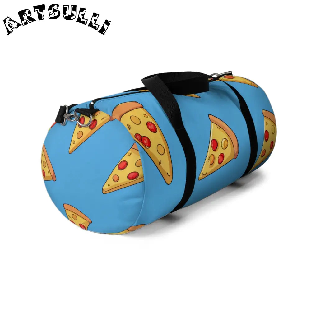JAKKOUTTHEBXX Blue Pizza Dreamscape Duffel Bag JAKKOUTTHEBXX