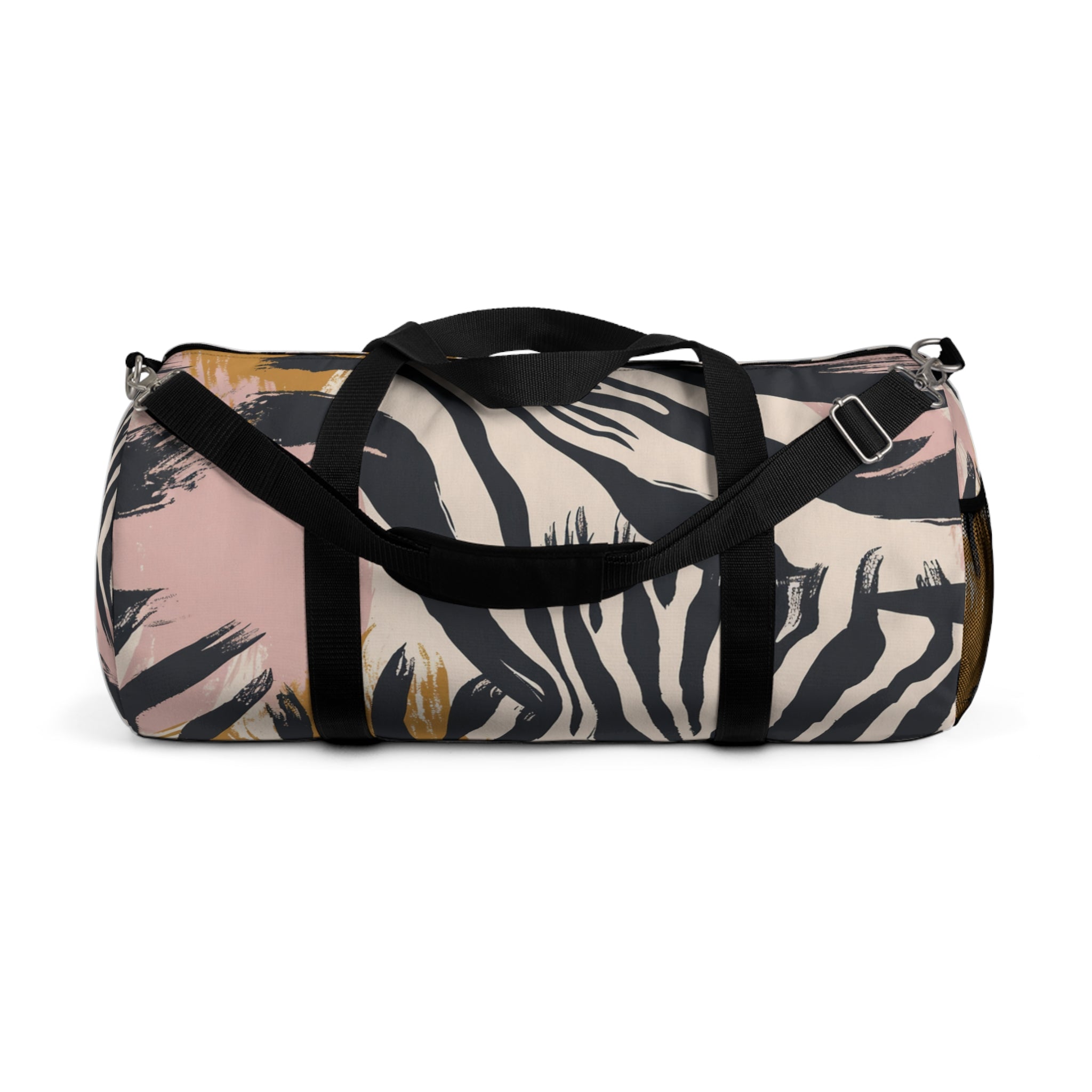 Zebra Brush Strokes Duffel Bag, Artsulli - Art is Long, Life is Short, Bags, Size, Large, , , , , 17521745768540