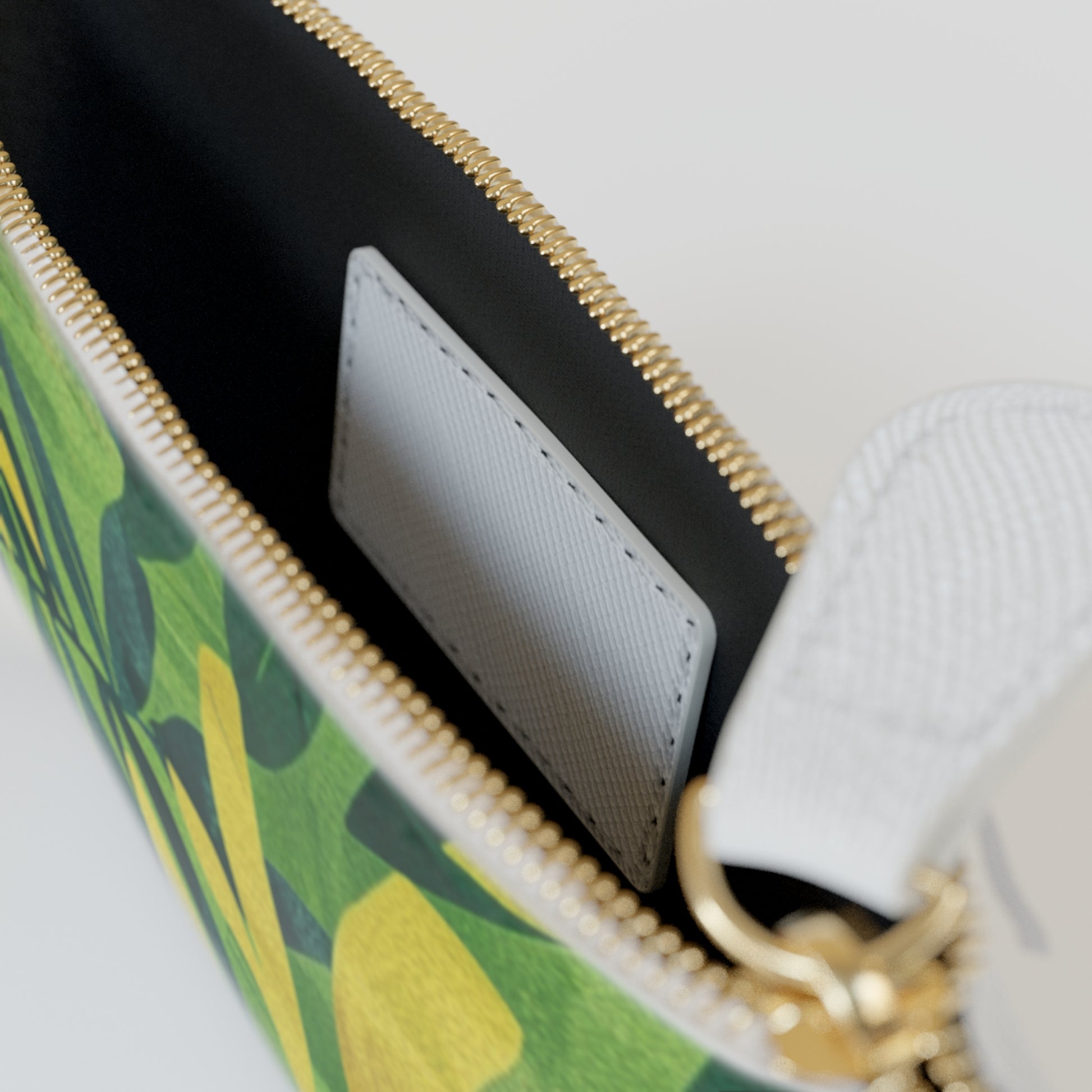 Green Leaf x Yellow Leaf x Tropical x Jungle Mini Clutch Bag, Artsulli - Art is Long, Life is Short, Bags, , , , , , , 