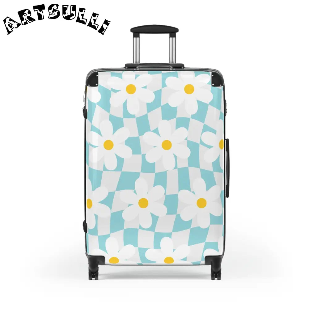 JAKKOUTTHEBXX Trippy Check Garden Suitcase JAKKOUTTHEBXX Artsulli