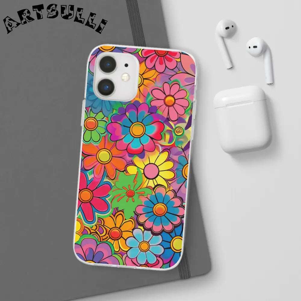 JAKKOUTTHEBXX Chromatic Daisy Dream Flexi Cases JAKKOUTTHEBXX