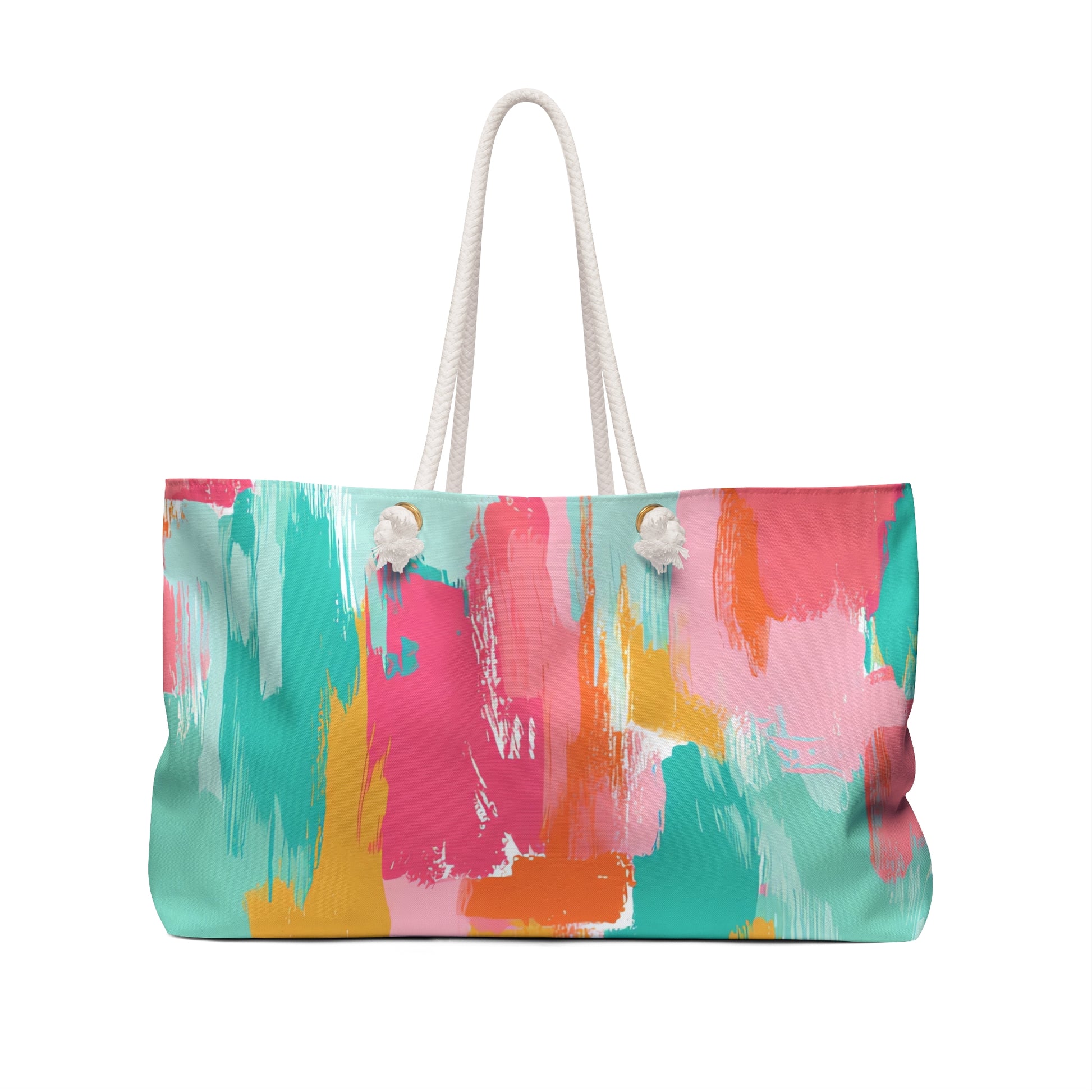 Copy of Preppy Pixel Bloom Weekender Bag, Artsulli - Art is Long, Life is Short, Bags, , , , , , , 