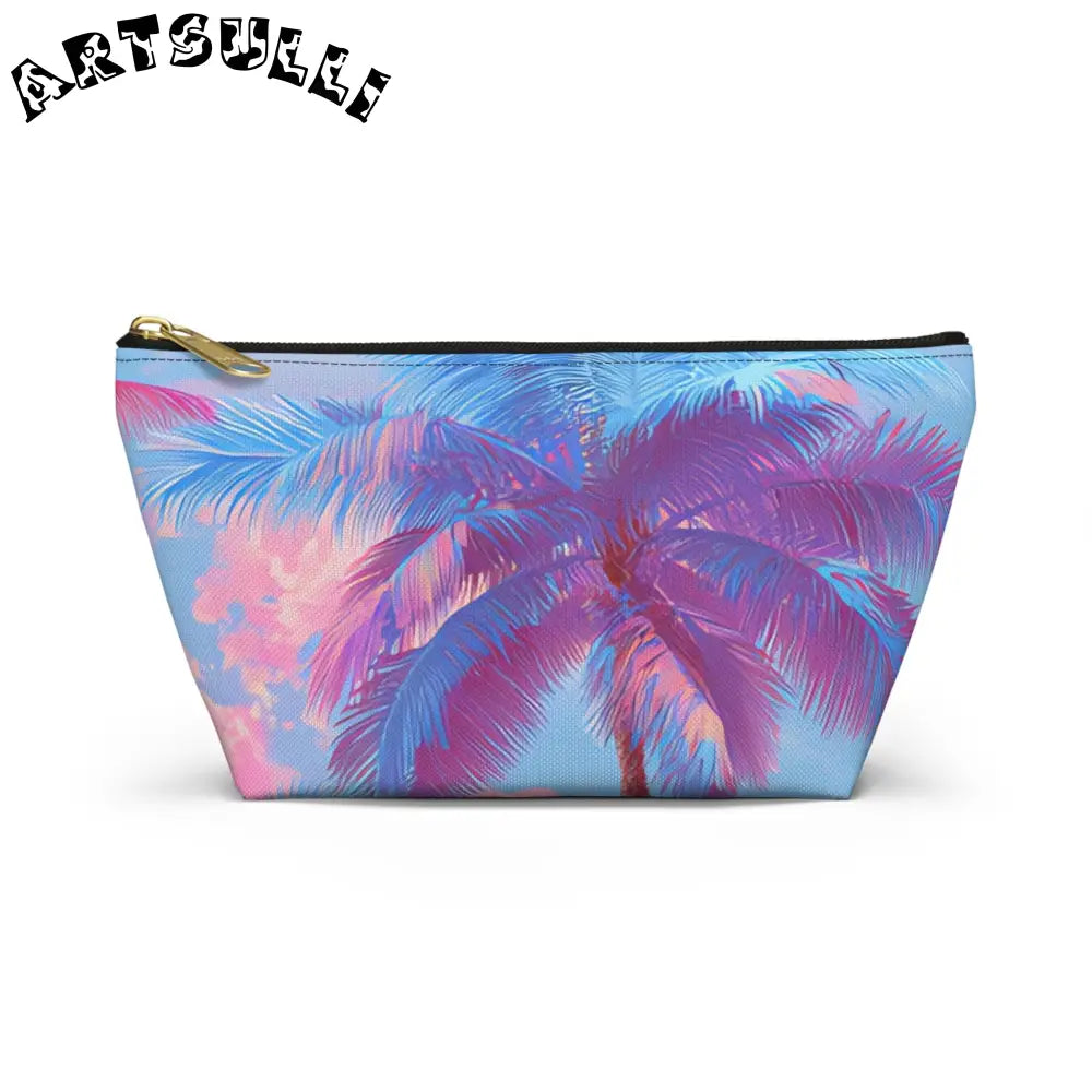 JAKKOUTTHEBXX Ethereal Pastel Palms Accessory Pouch w T-bottom