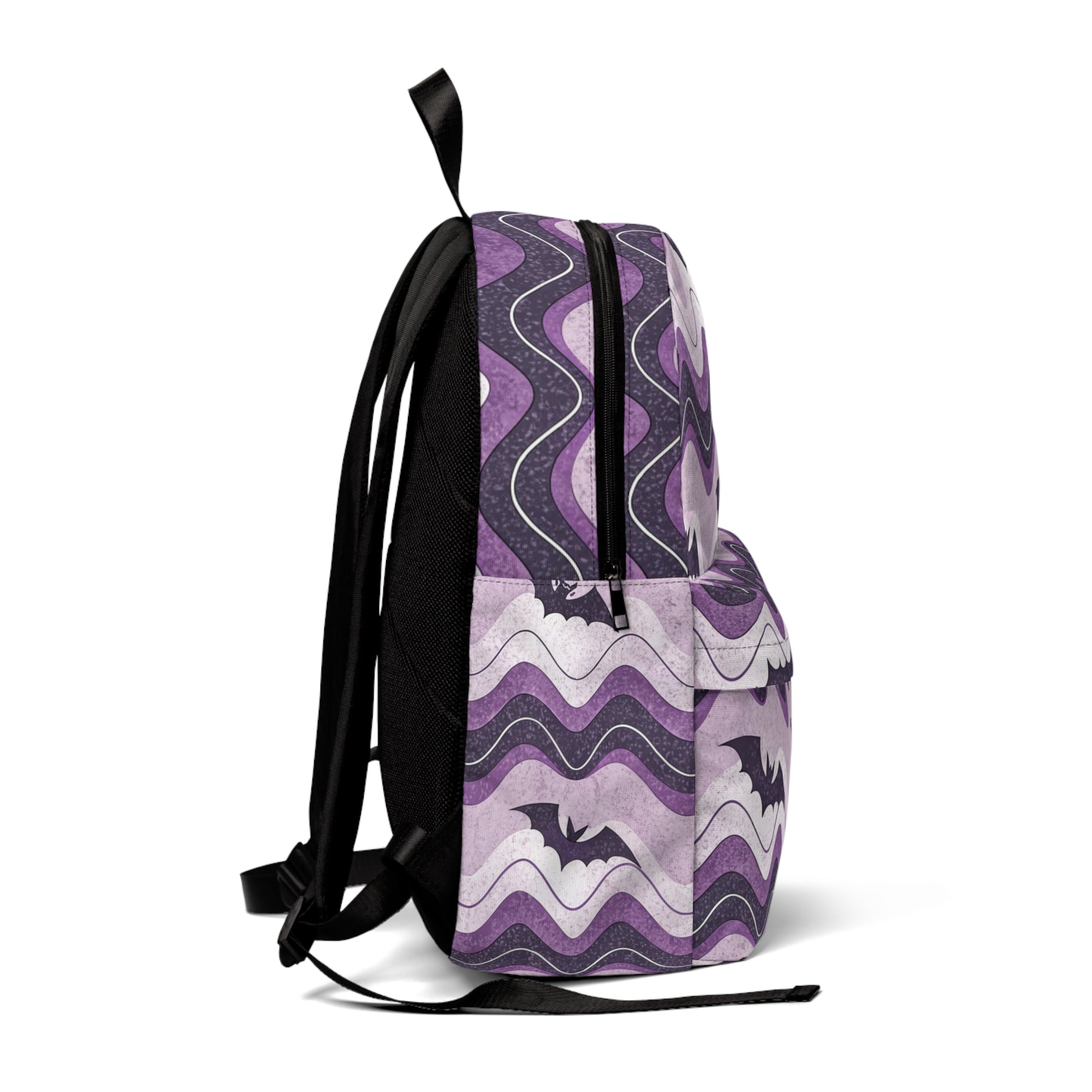 Bat Wave Unisex Classic Backpack, Artsulli - Art is Long, Life is Short, Bags, , , , , , , 