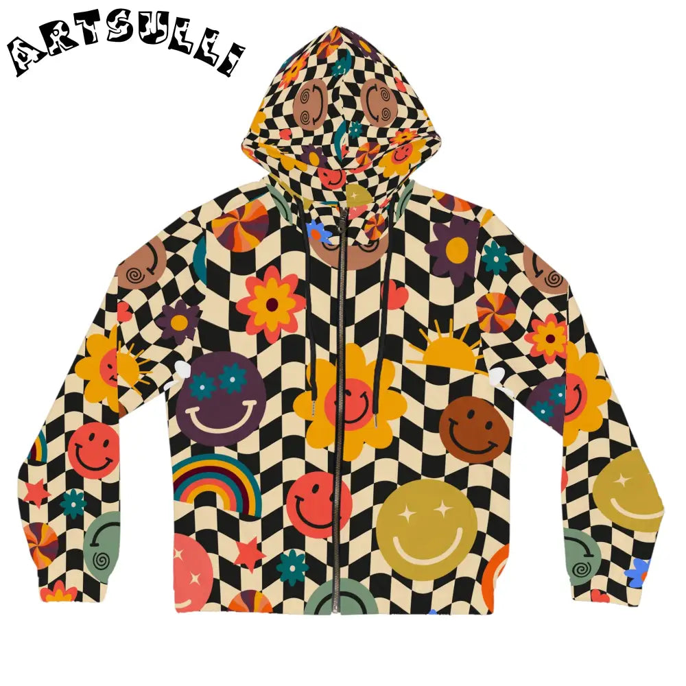 JAKKOUTTHEBXX Trippy x Wavy Checkerboard x Smiley Face x Rainbow x