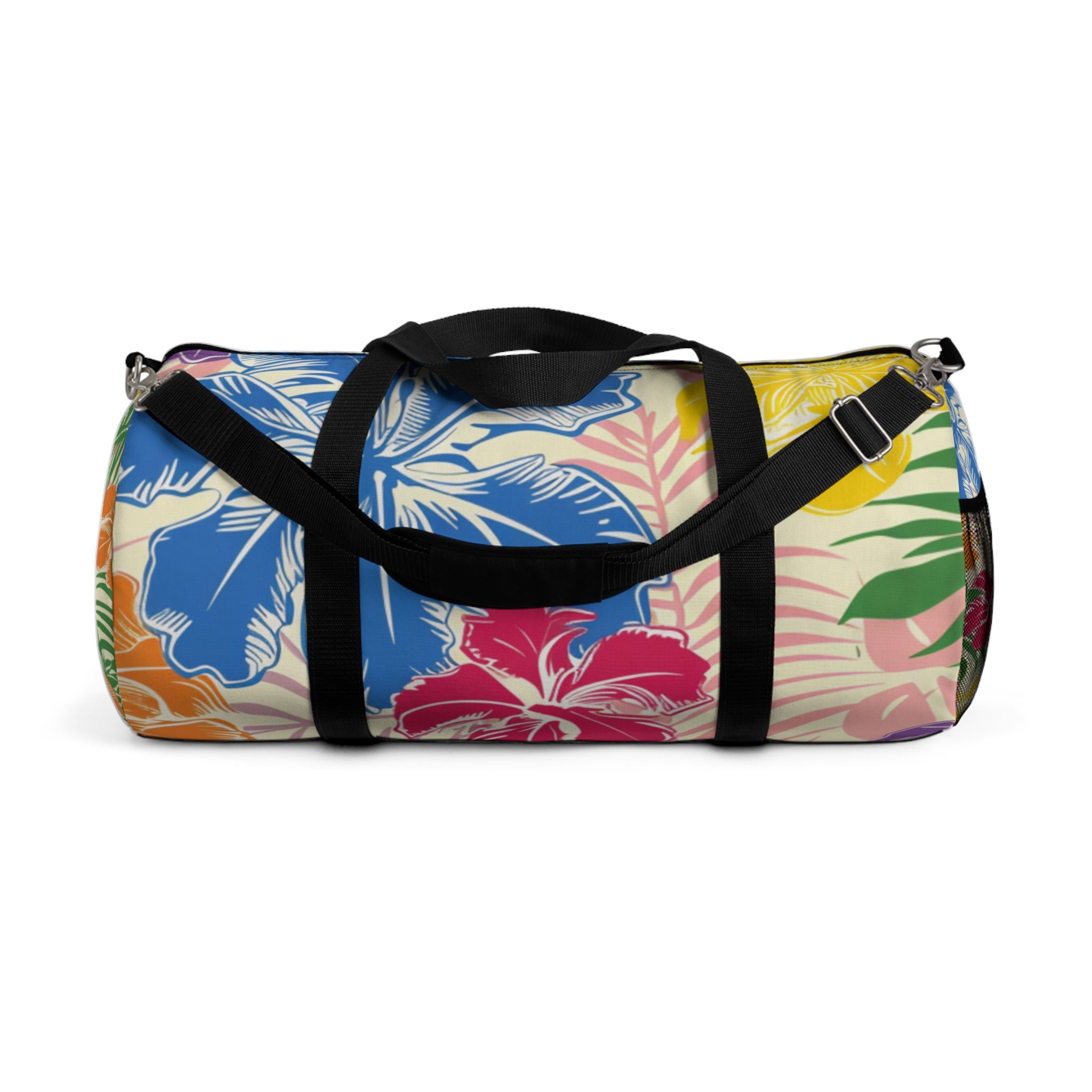 Blooming Tropical Flowers Duffel Bag, Artsulli - Art is Long, Life is Short, Bags, Size, Large, , , , , 19305763176543366136