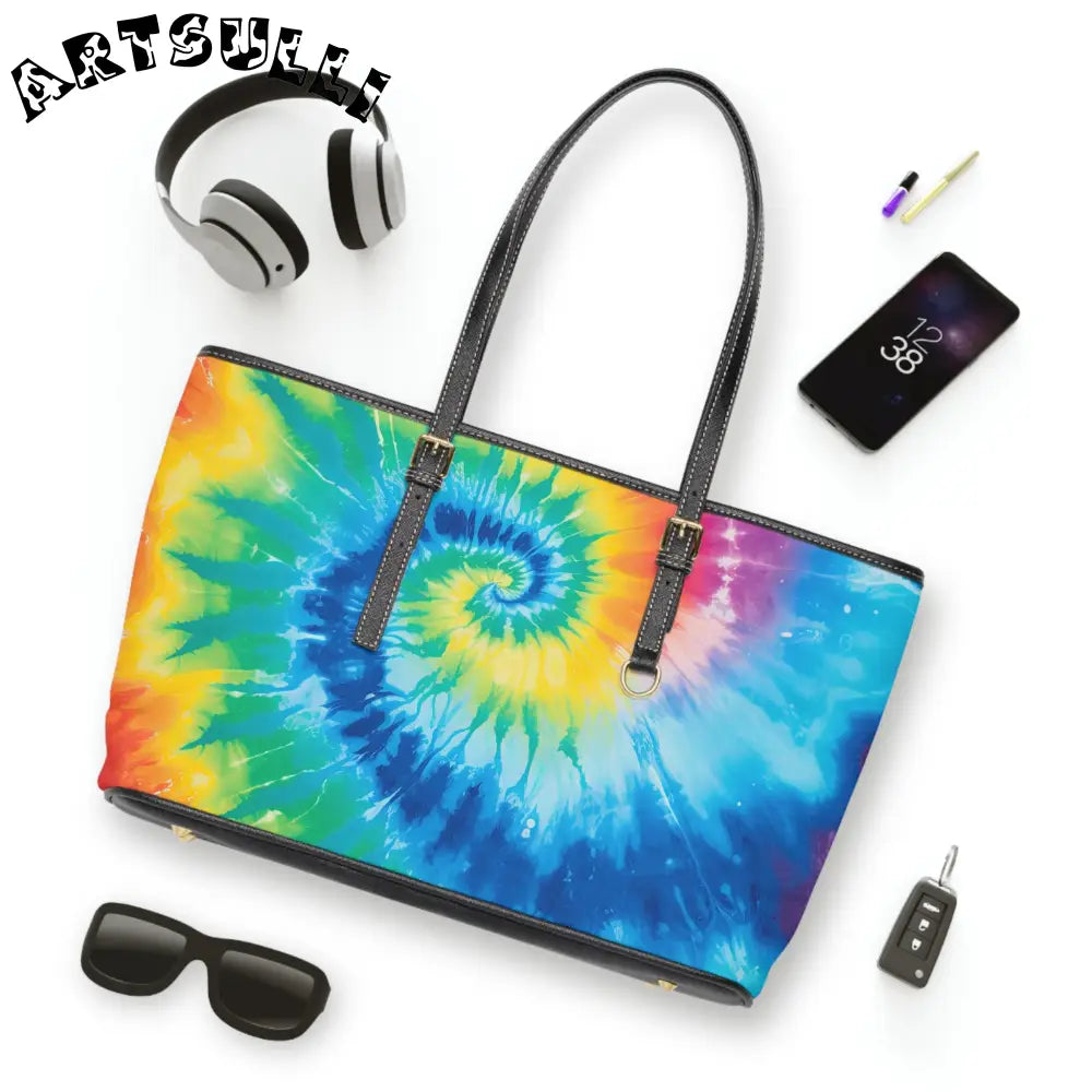 JAKKOUTTHEBXX Tie Dye Faux Leather Shoulder Bag 2025