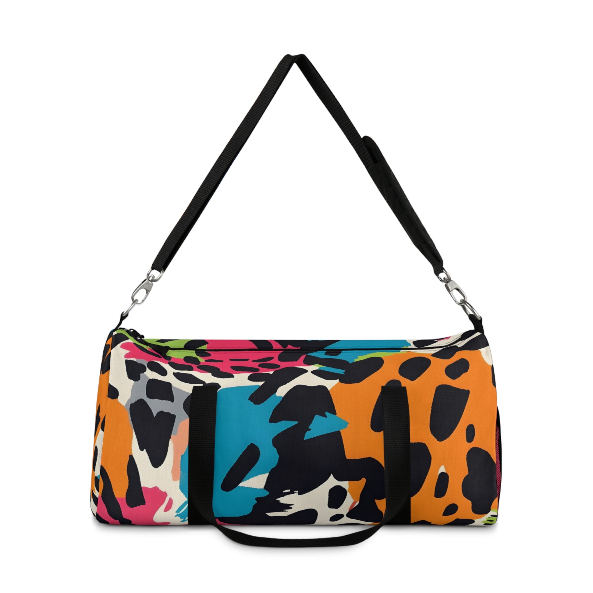 Wild Brush Strokes x Animal Print II Multi-Color Duffel Bag, Artsulli - Art is Long, Life is Short, Bags, , , , , , , 
