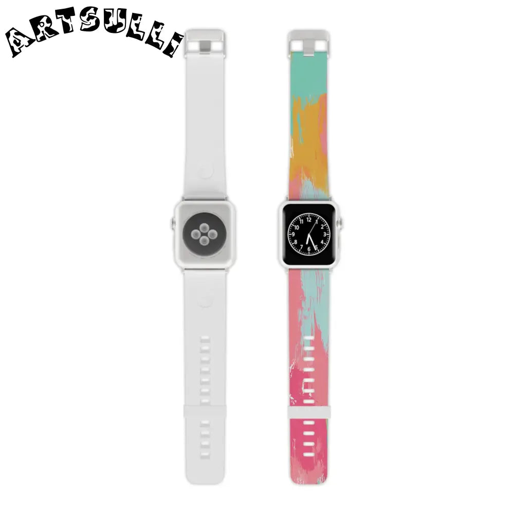 JAKKOUTTHEBXX Preppy Pixel Bloom Watch Band for Apple Watch