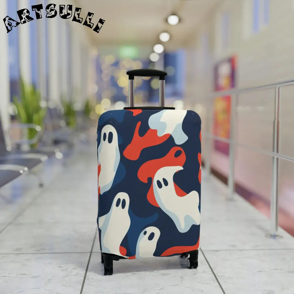 JAKKOUTTHEBXX Camo Ghosts Luggage Cover JAKKOUTTHEBXX Artsulli - Art