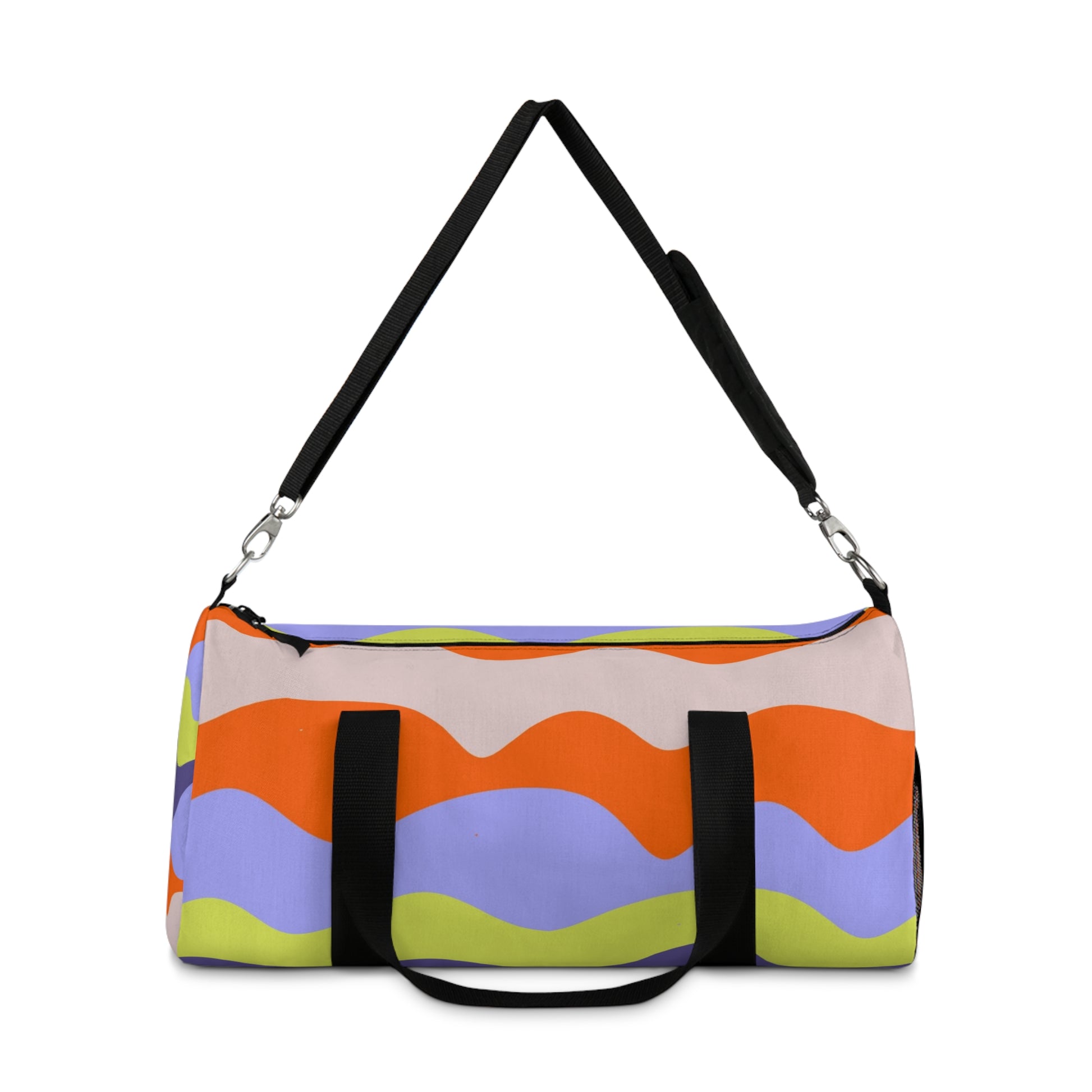 Waves Red and Blue Duffel Bag, Artsulli - Art is Long, Life is Short, Bags, , , , , , , 