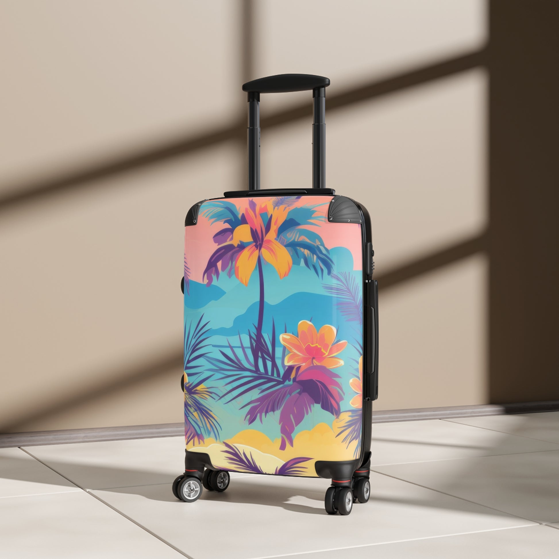 Sunset Paradise Suitcase, Artsulli - Art is Long, Life is Short, Bags, , , , , , , 