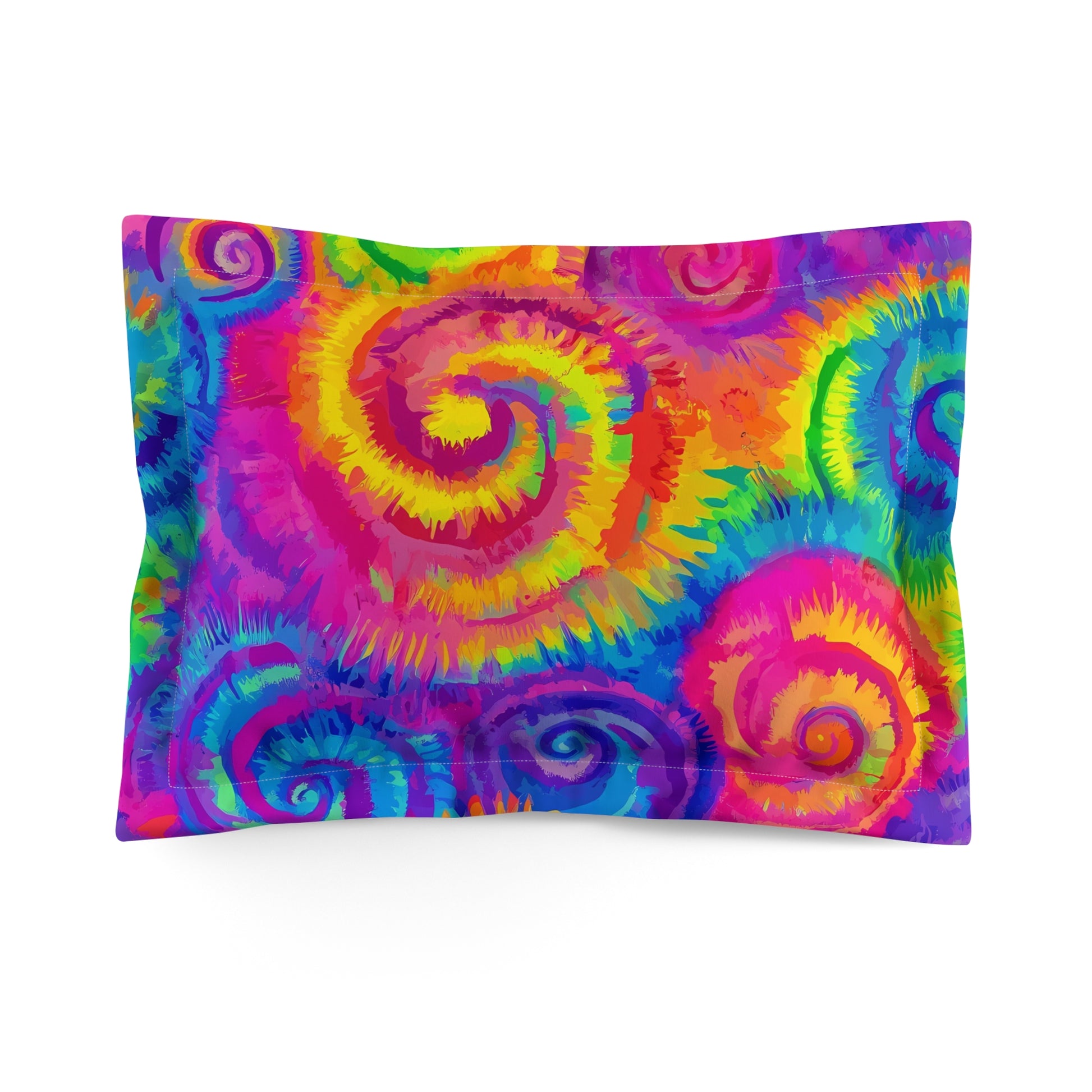 Arcane Tie Dye Microfiber Pillow Sham, Artsulli - Art is Long, Life is Short, Home Decor, Size, Standard, , , , , 23617450927823
