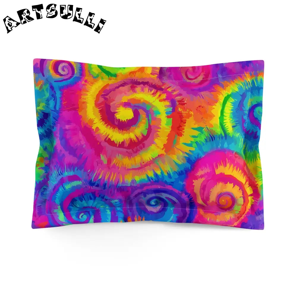 JAKKOUTTHEBXX Arcane Tie Dye Microfiber Pillow Sham JAKKOUTTHEBXX