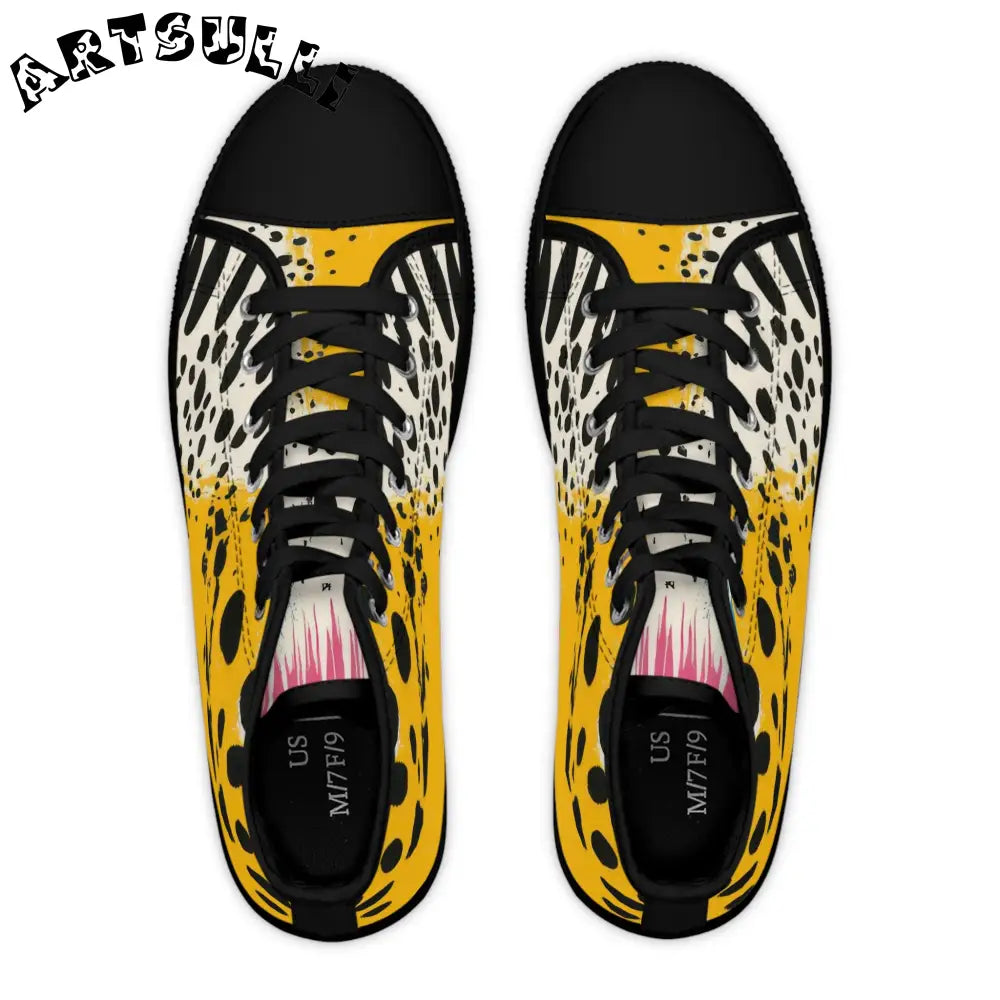 JAKKOUTTHEBXX Rae Zebra Rhapsody Women’s High Top Sneakers