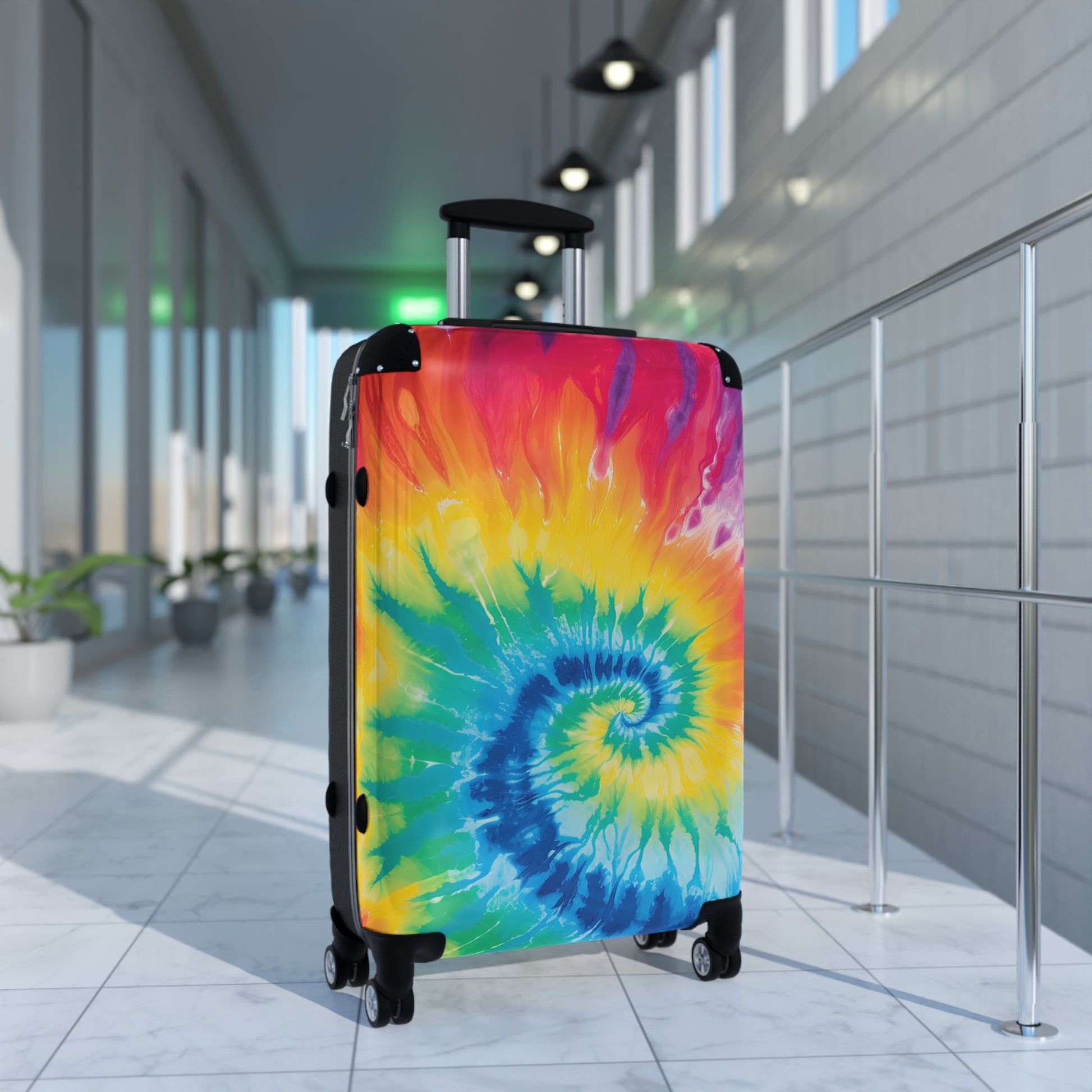 Tie Dye Suitcase, Artsulli - Art is Long, Life is Short, Bags, , , , , , , 