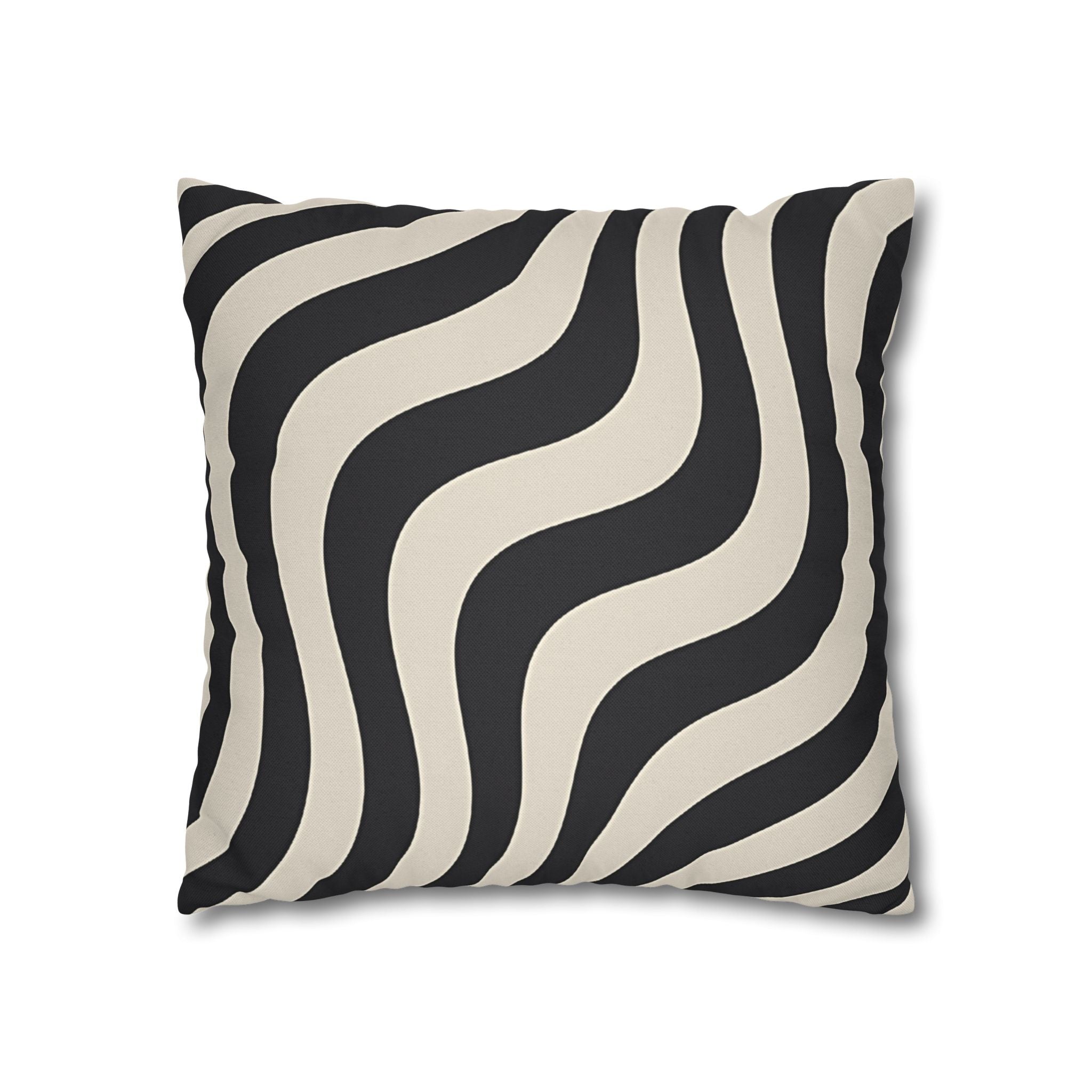 Spun Polyester Square Pillowcase