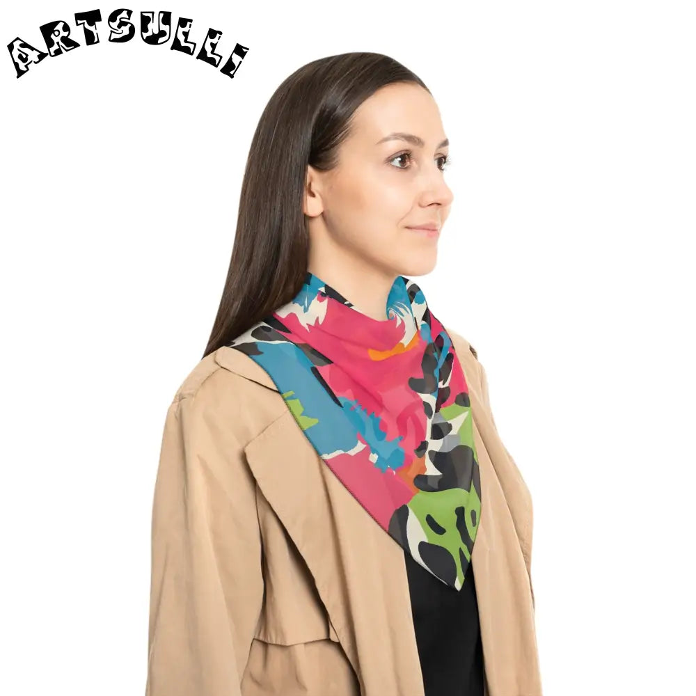 JAKKOUTTHEBXX Wild Brush Strokes x Animal Print Multi-Color Poly