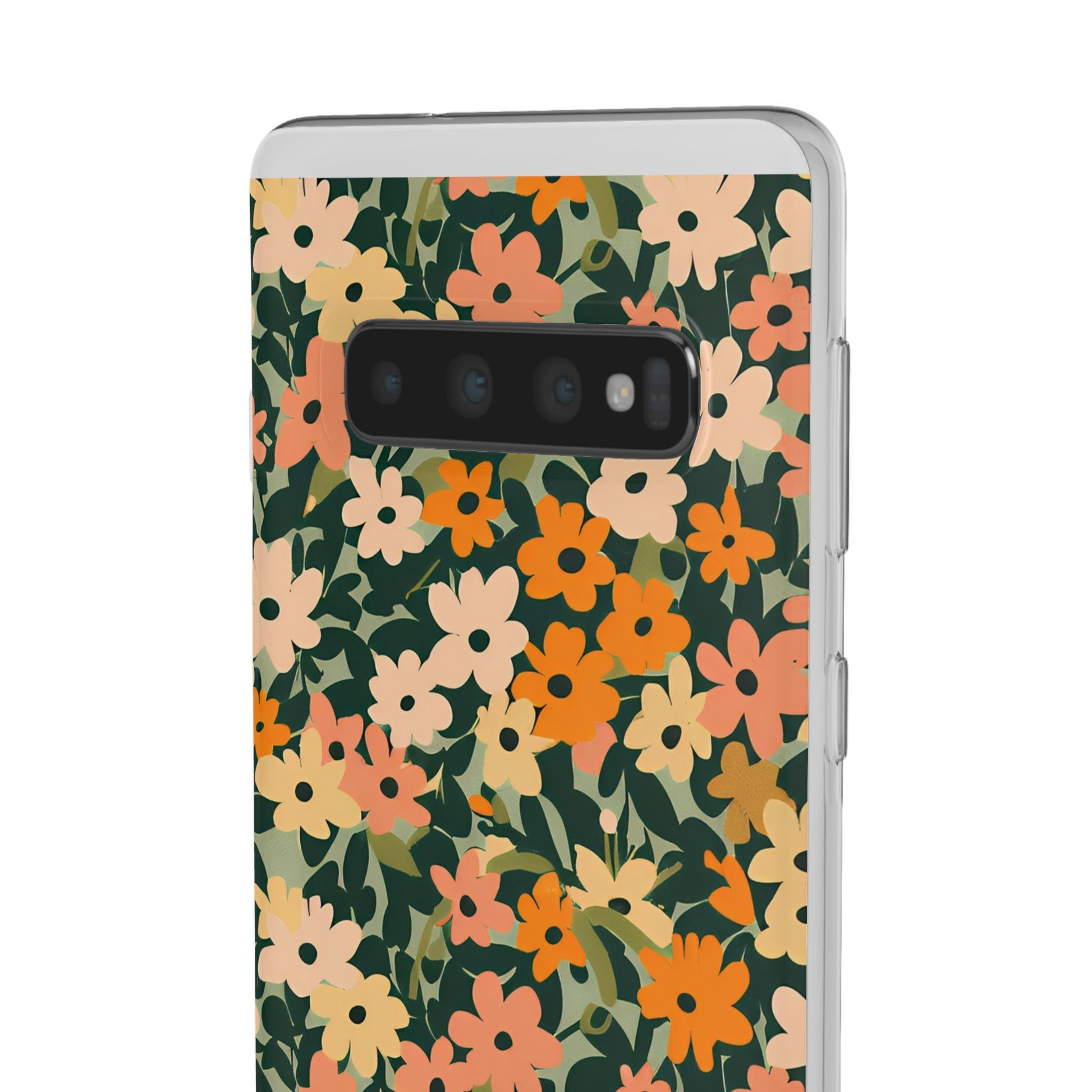 Vibrant Floral Clear Phone Case, Artsulli - Art is Long, Life is Short, Phone Case, , , , , , , 