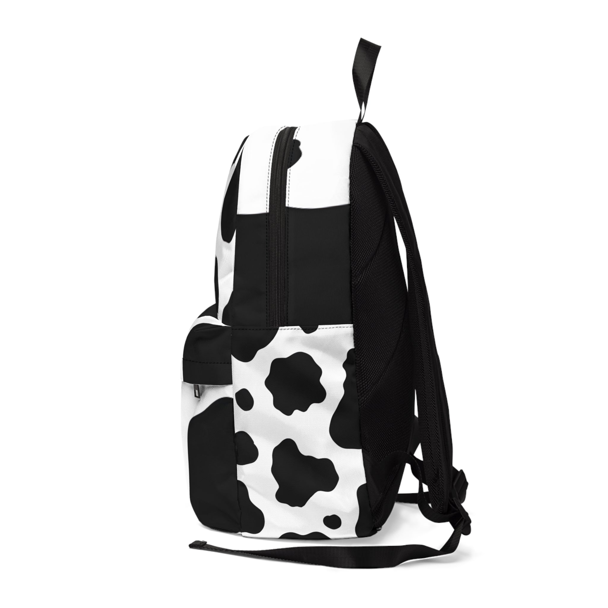 Cow Print Focus Unisex Classic Backpack, Artsulli - Art is Long, Life is Short, Bags, , , , , , , 