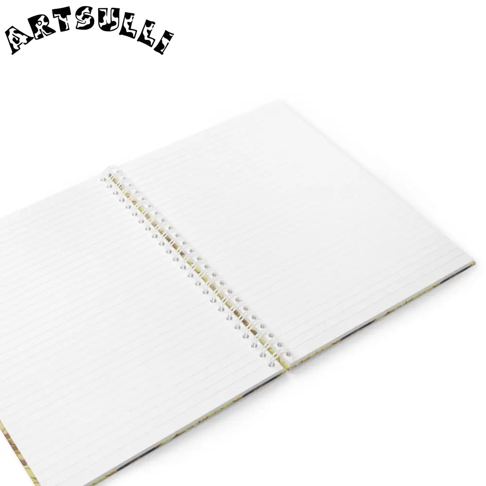 JAKKOUTTHEBXX Retro Anime Sunflower Spiral Notebook JAKKOUTTHEBXX