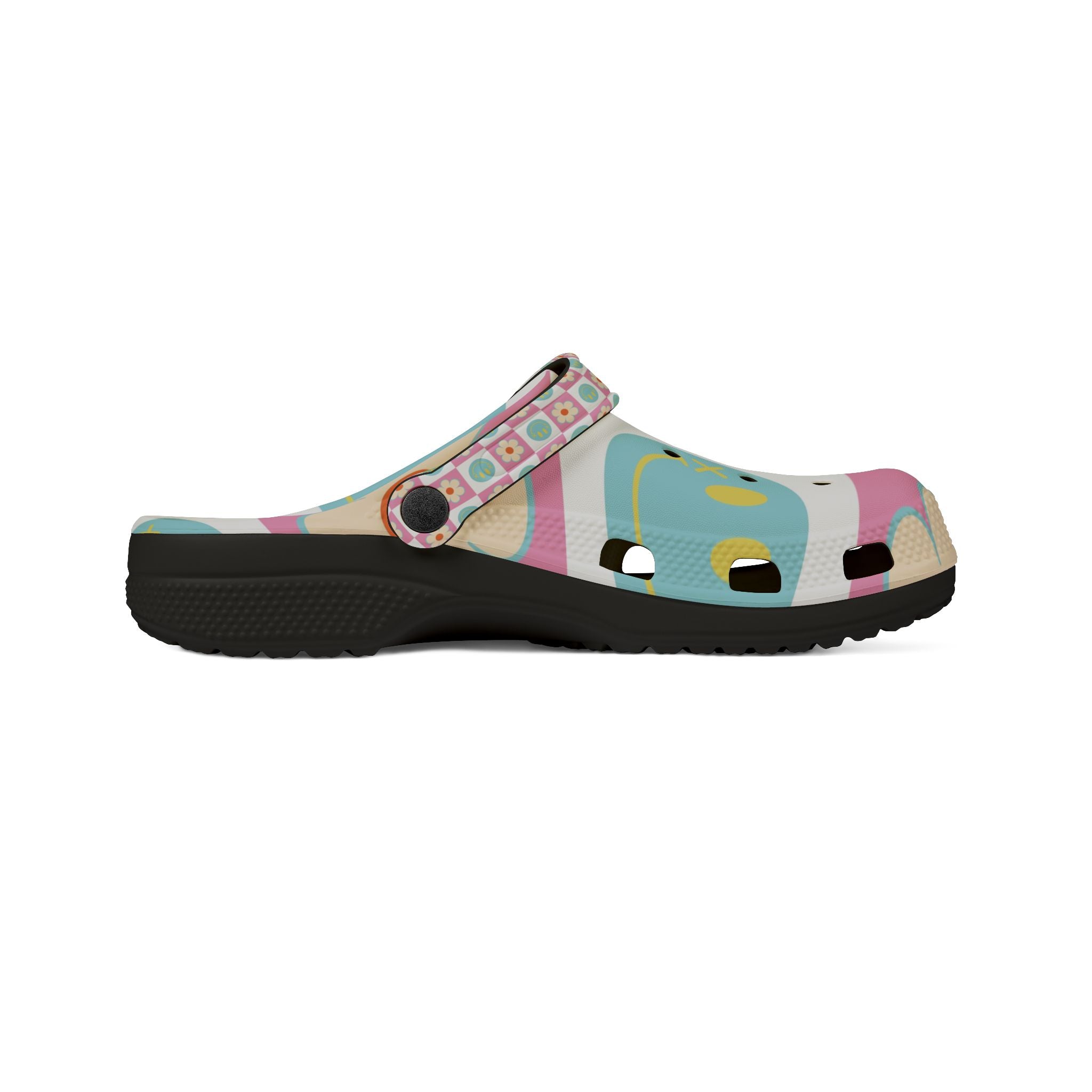 Madotsukis Grin Bloom EVA Foam Rubber Shoes (AOP), Artsulli - Art is Long, Life is Short, Shoes, , , , , , , 