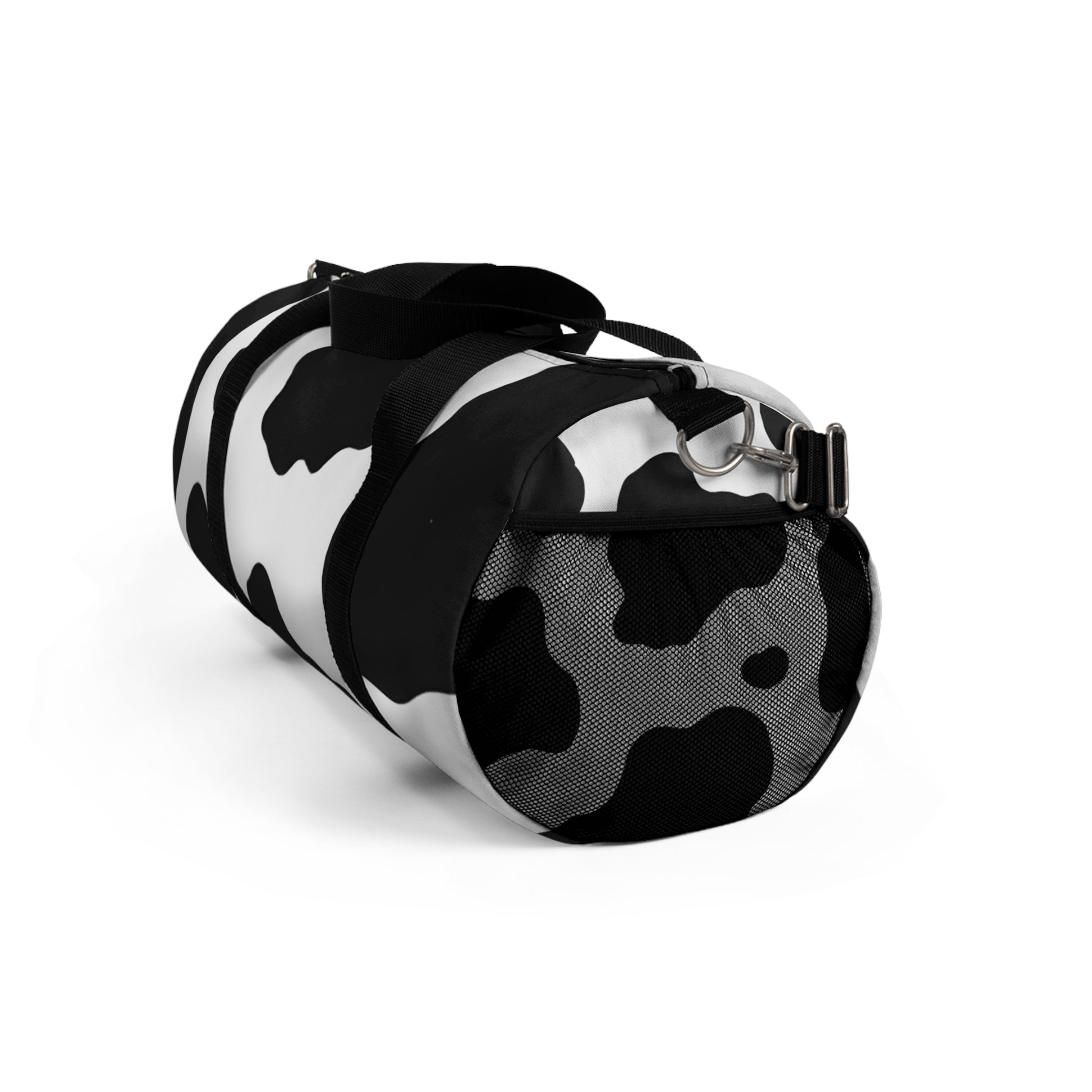 Cow Print Focus Duffel Bag, Artsulli - Art is Long, Life is Short, Bags, , , , , , , 