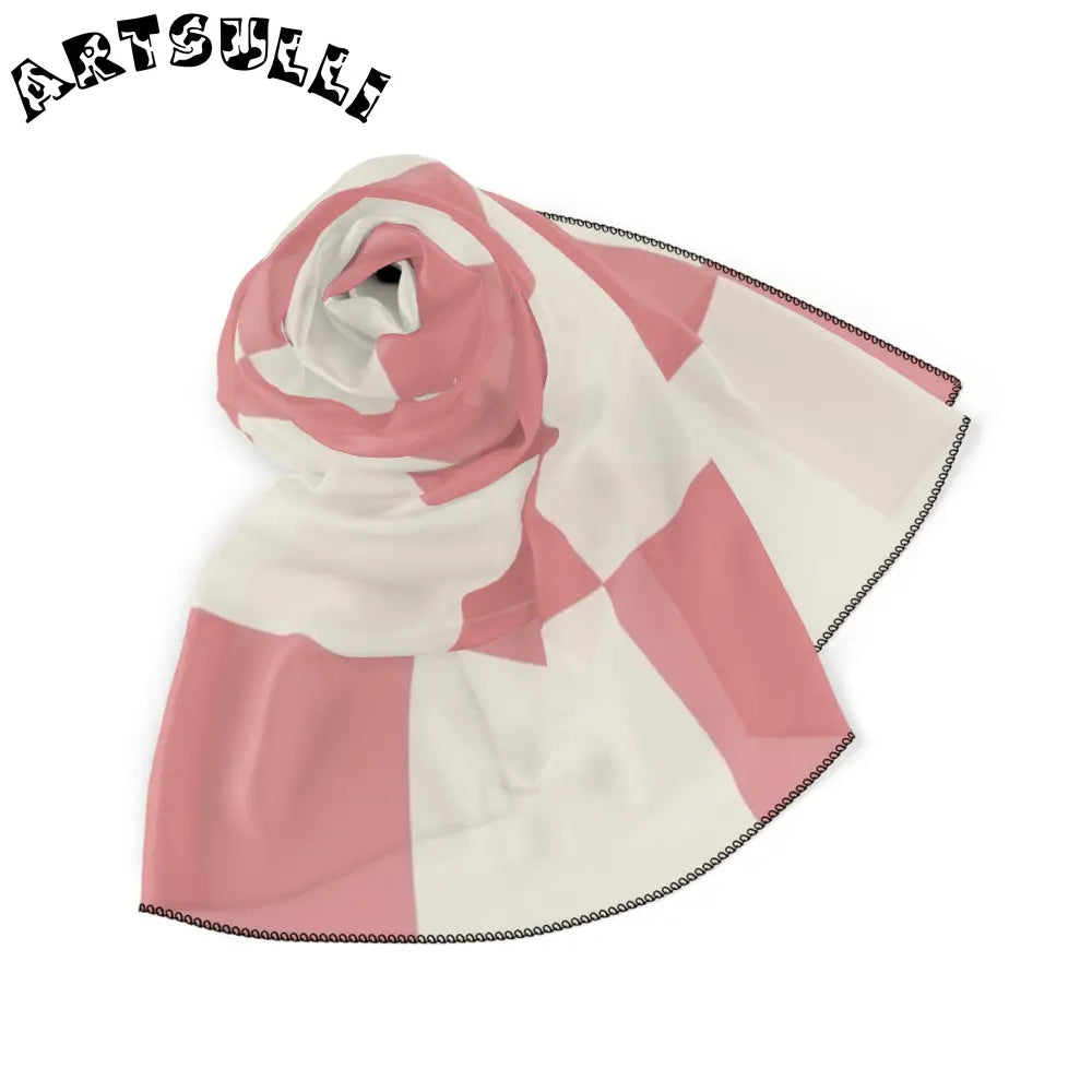 JAKKOUTTHEBXX Retro Checkered Grassland Sprites Poly Scarf