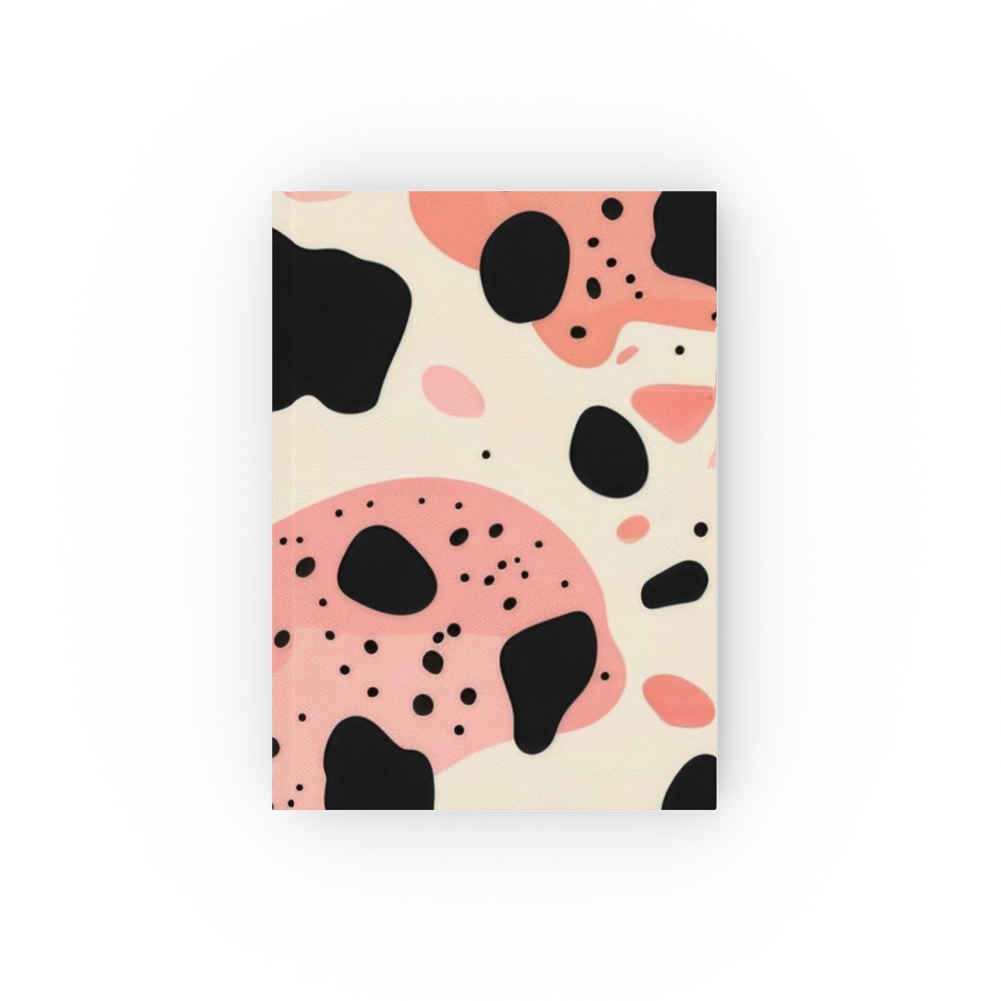 Organic Cow Print Cream and Pink Hard Backed Journal, Artsulli - Art is Long, Life is Short, Paper products, Paper, Blank, Size, 5.2" x 7.4", , , 84903031394431