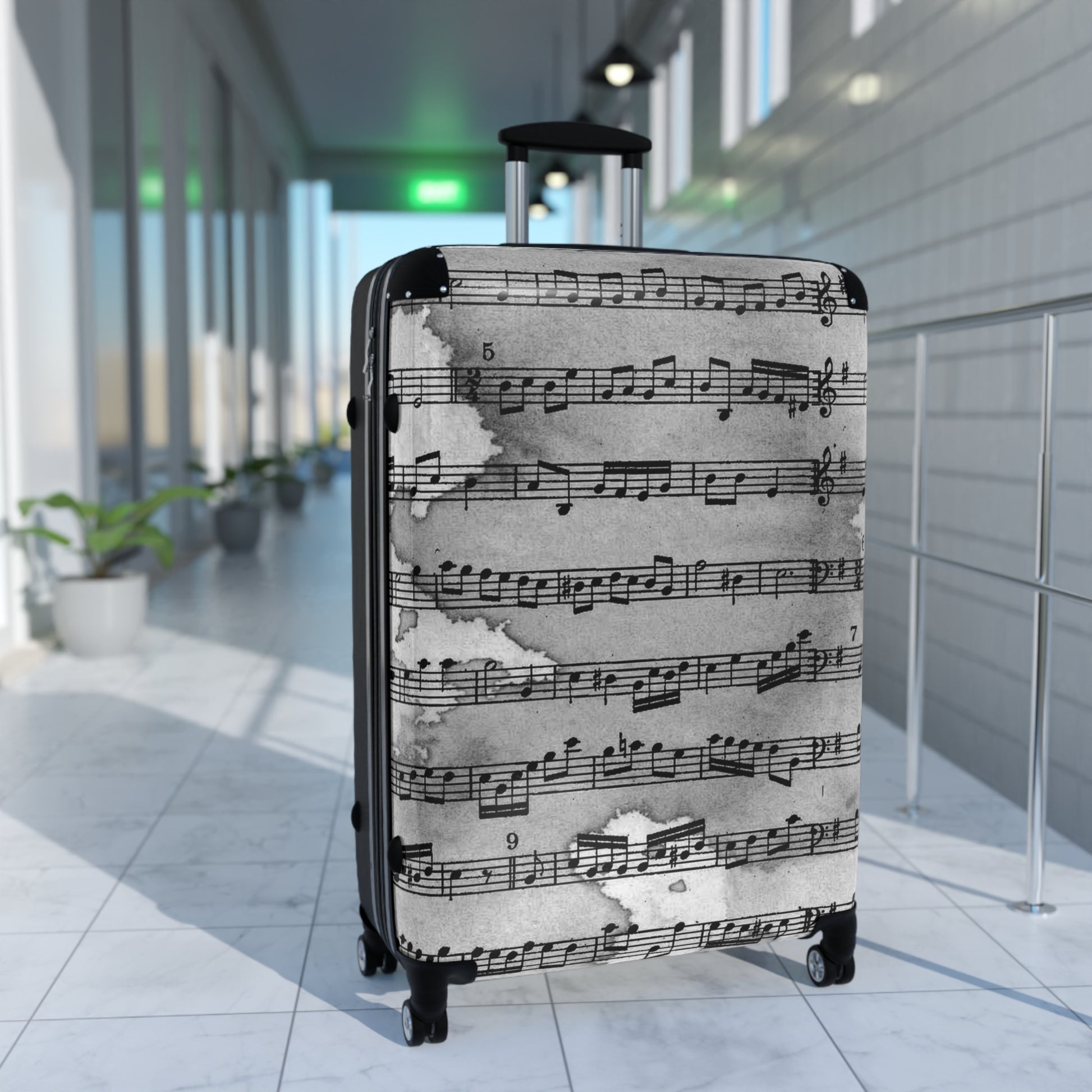 Drip Spill Type Beat Sheet Music Black Suitcase, Artsulli - Art is Long, Life is Short, Bags, , , , , , , 