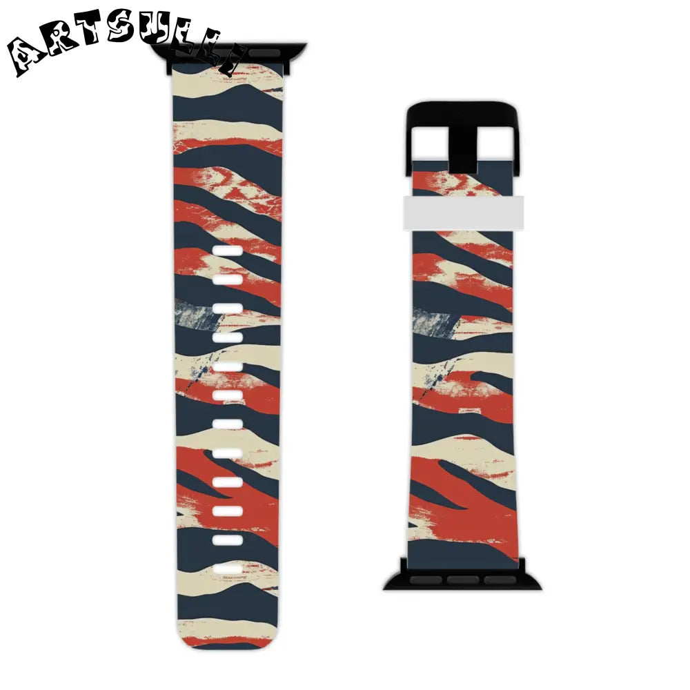 JAKKOUTTHEBXX Capricious Tiger Wave Watch Band for Apple Watch