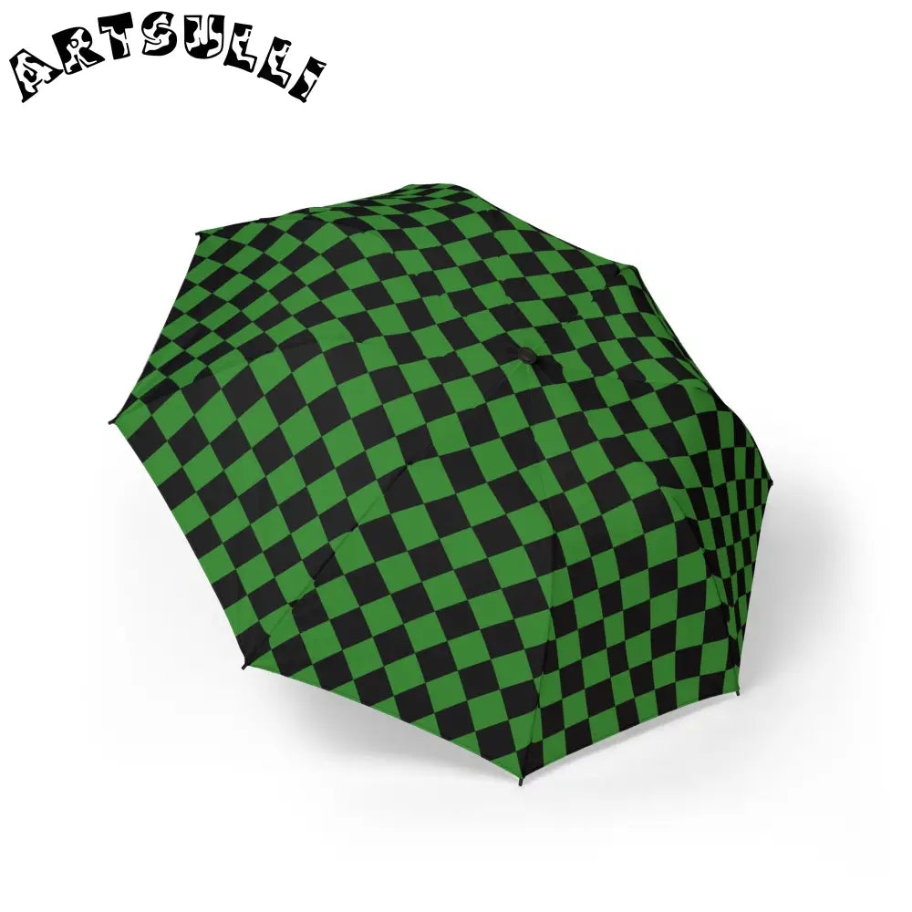 JAKKOUTTHEBXX Checkerboard II Green and Black Semi-Automatic