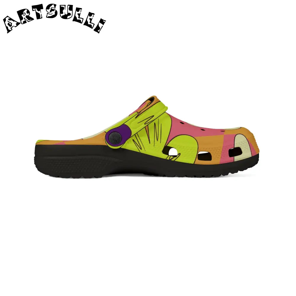 JAKKOUTTHEBXX Trippy Sour Face Rave EVA Foam Rubber Shoes (AOP)