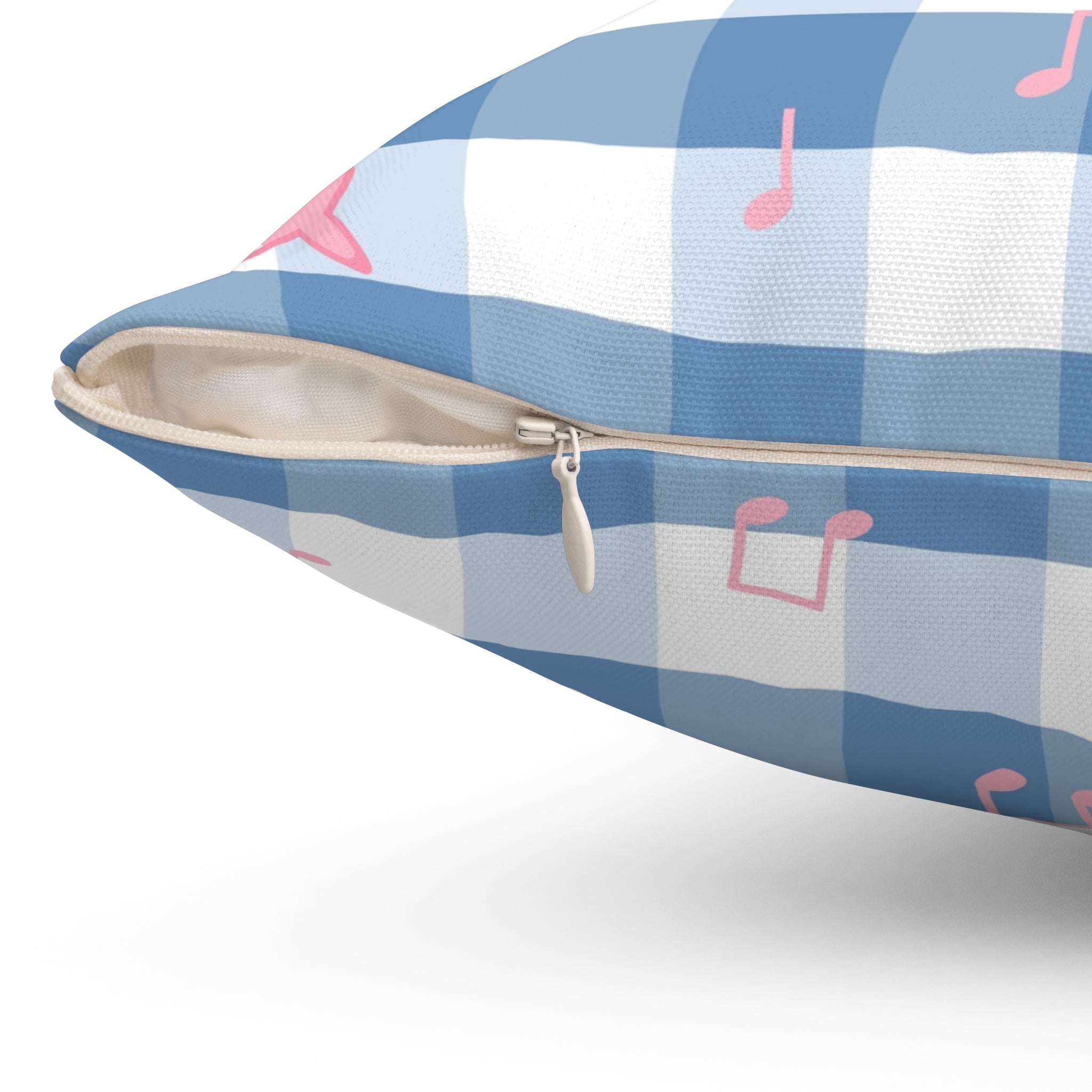 Music Shark Spun Polyester Square Pillow, Artsulli - Art is Long, Life is Short, Home Decor, , , , , , , 